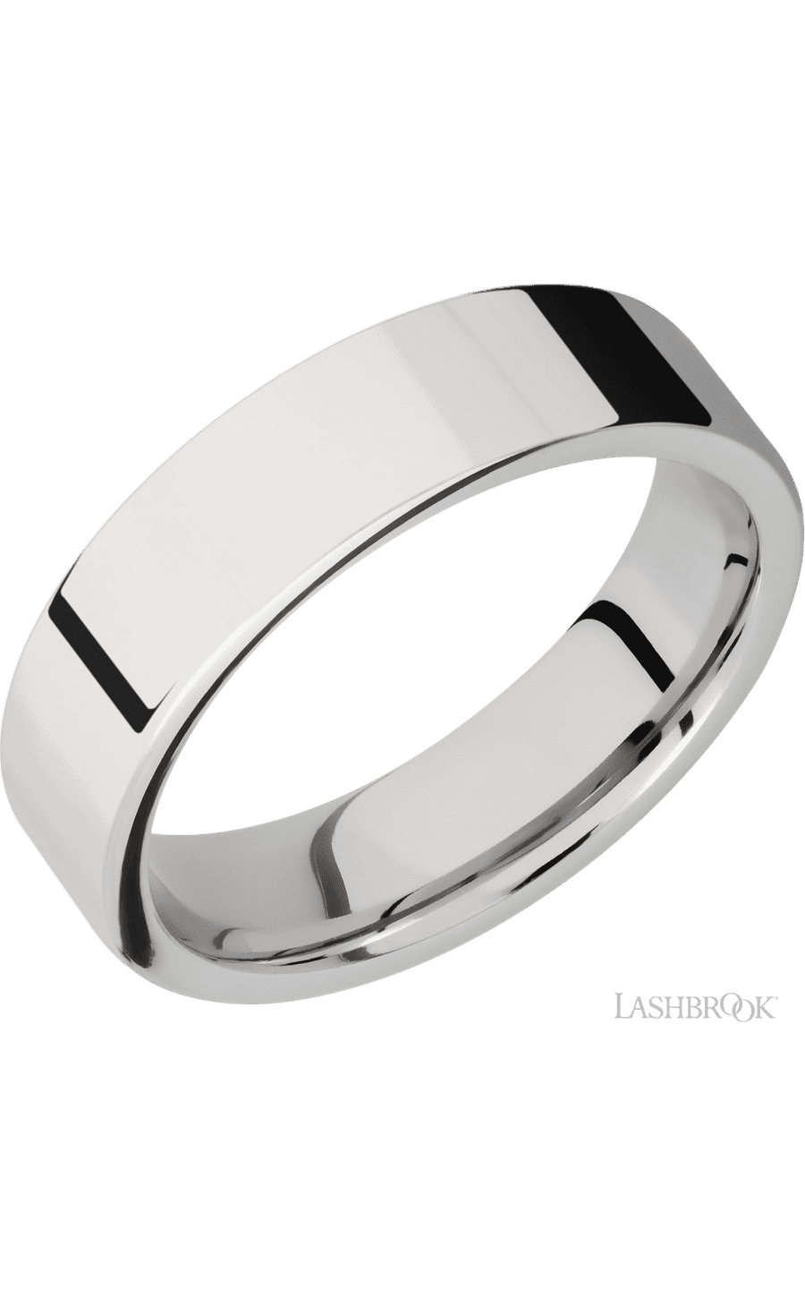 6 mm wide Flat Cobalt Chrome band.