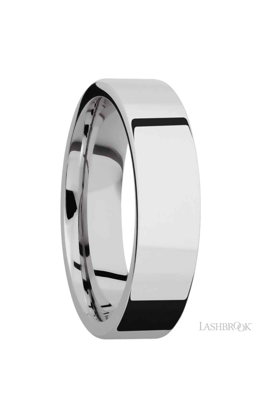 6 mm wide Flat Cobalt Chrome band.