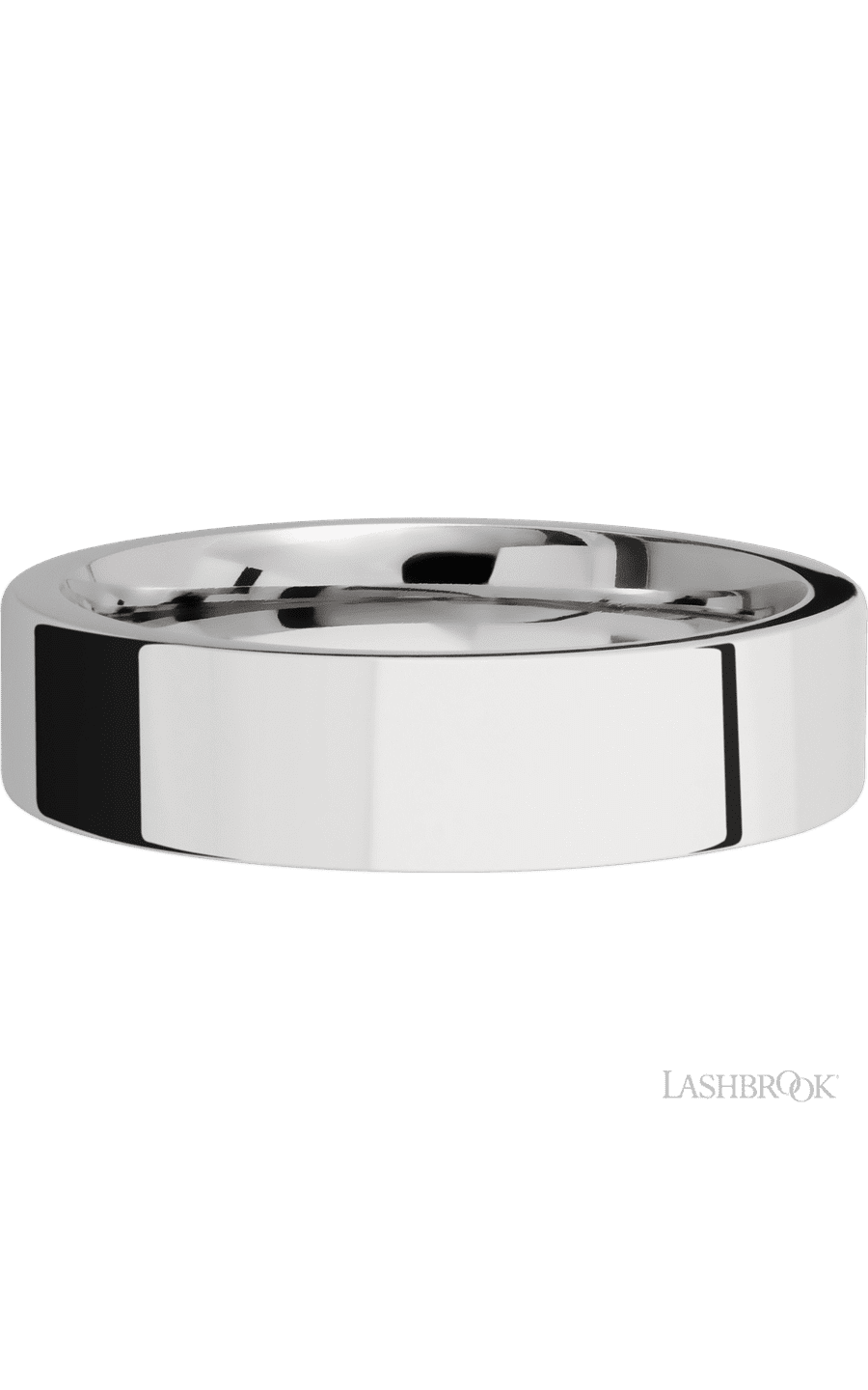 6 mm wide Flat Cobalt Chrome band.