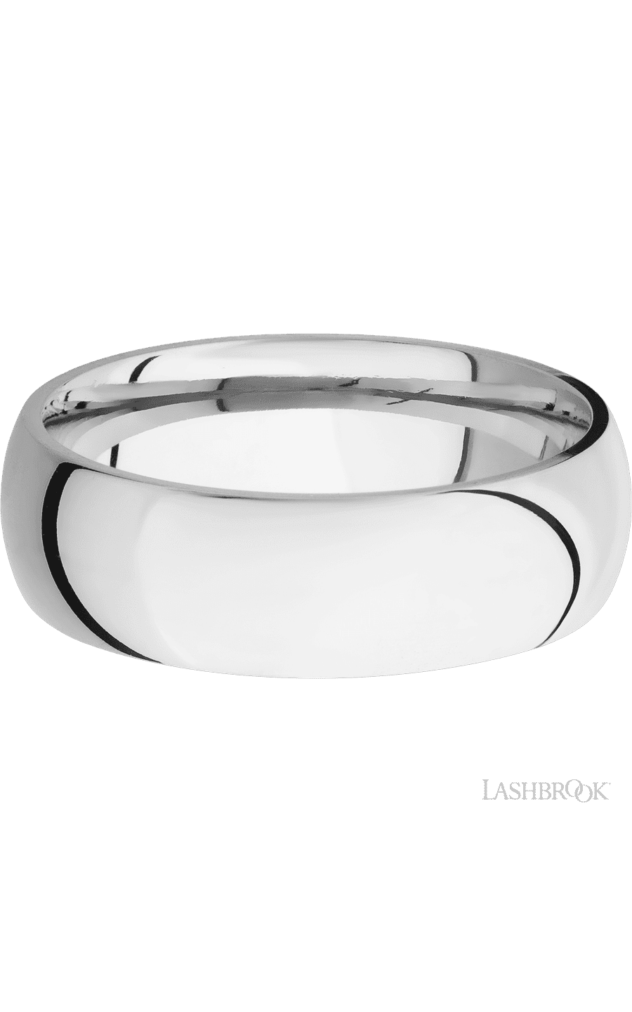7 mm wide Domed Cobalt Chrome band.
