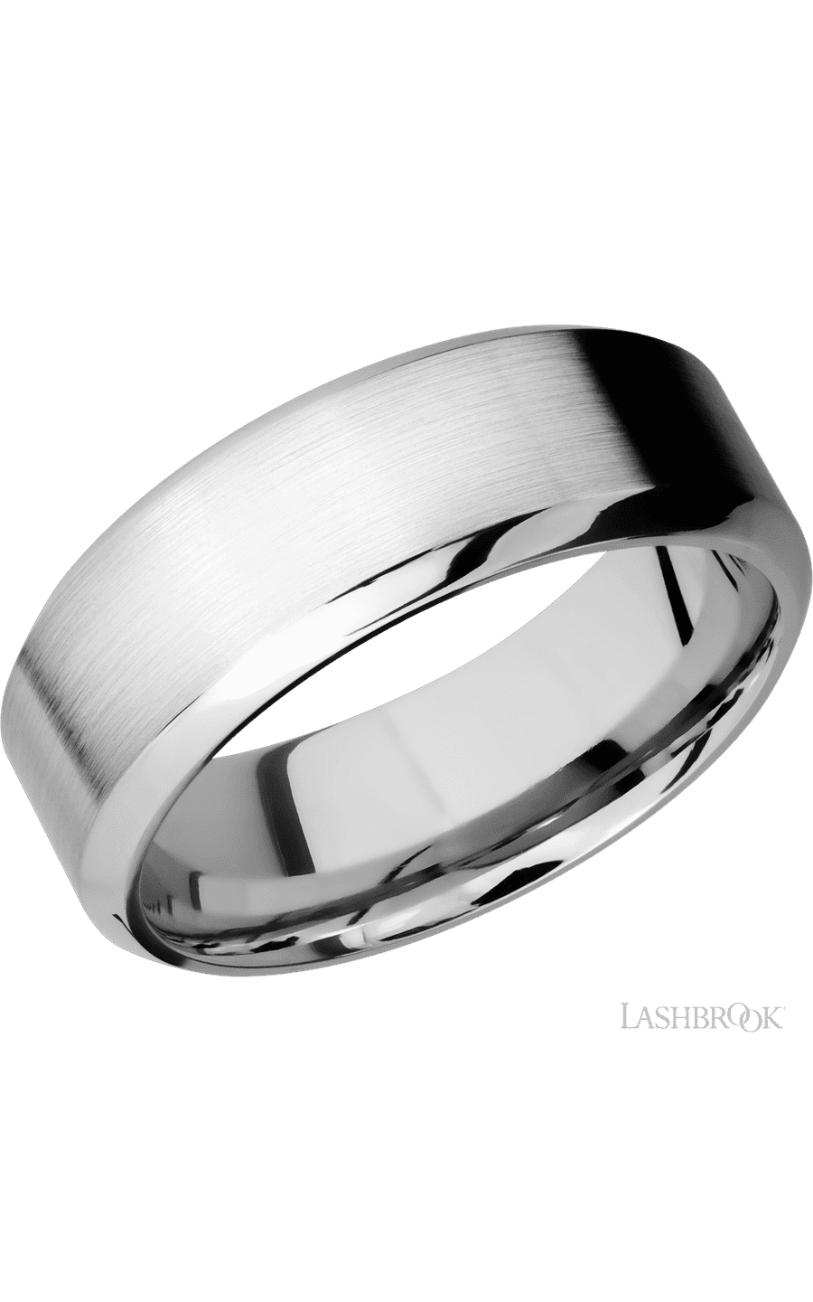 8 mm wide High Bevel Cobalt Chrome band.