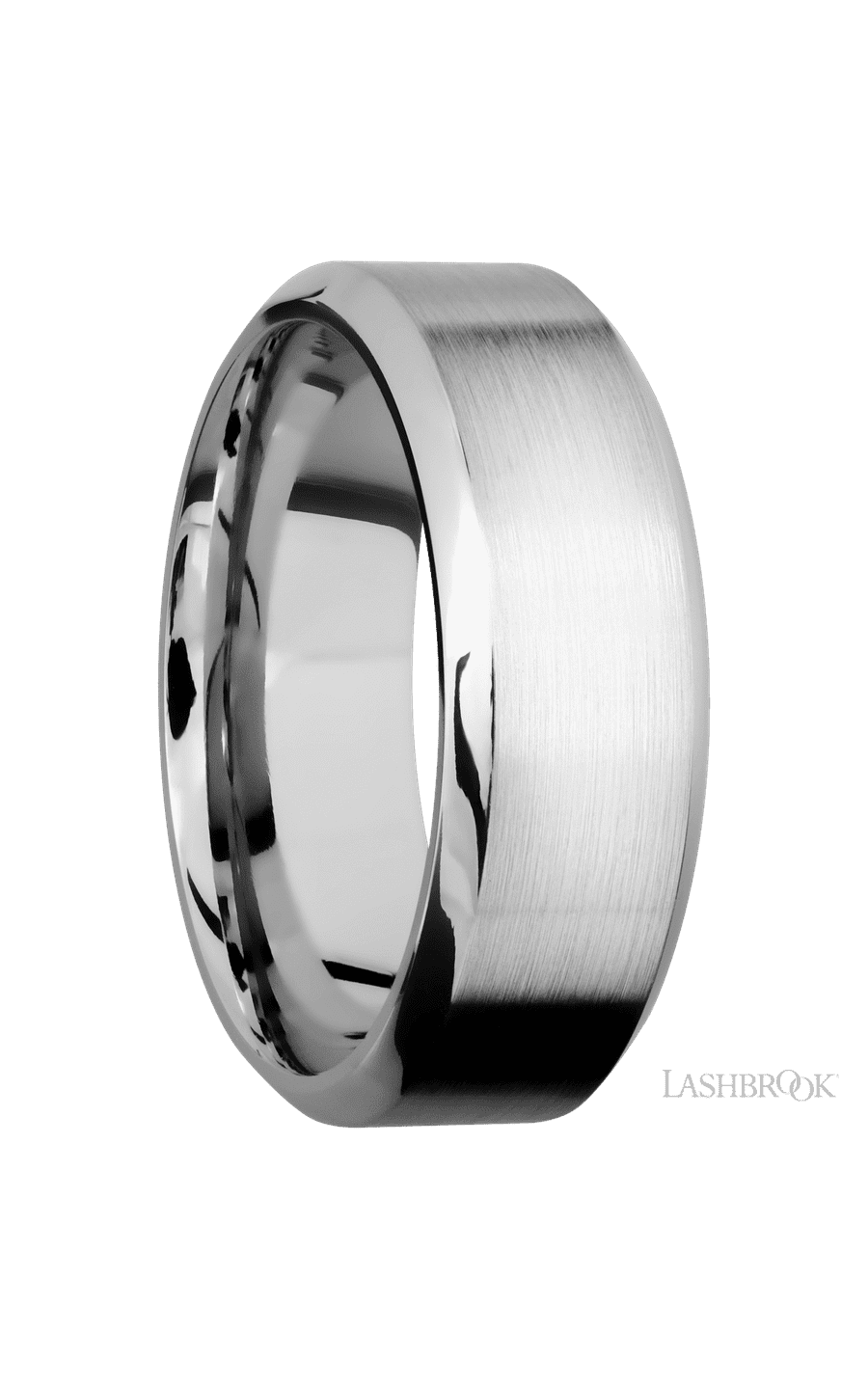 8 mm wide High Bevel Cobalt Chrome band.