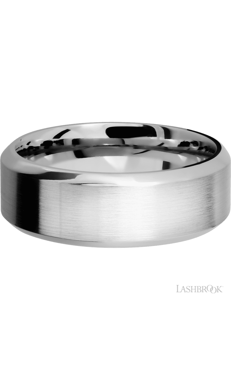 8 mm wide High Bevel Cobalt Chrome band.