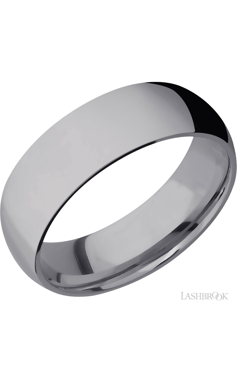 7 mm wide Domed Tantalum band.