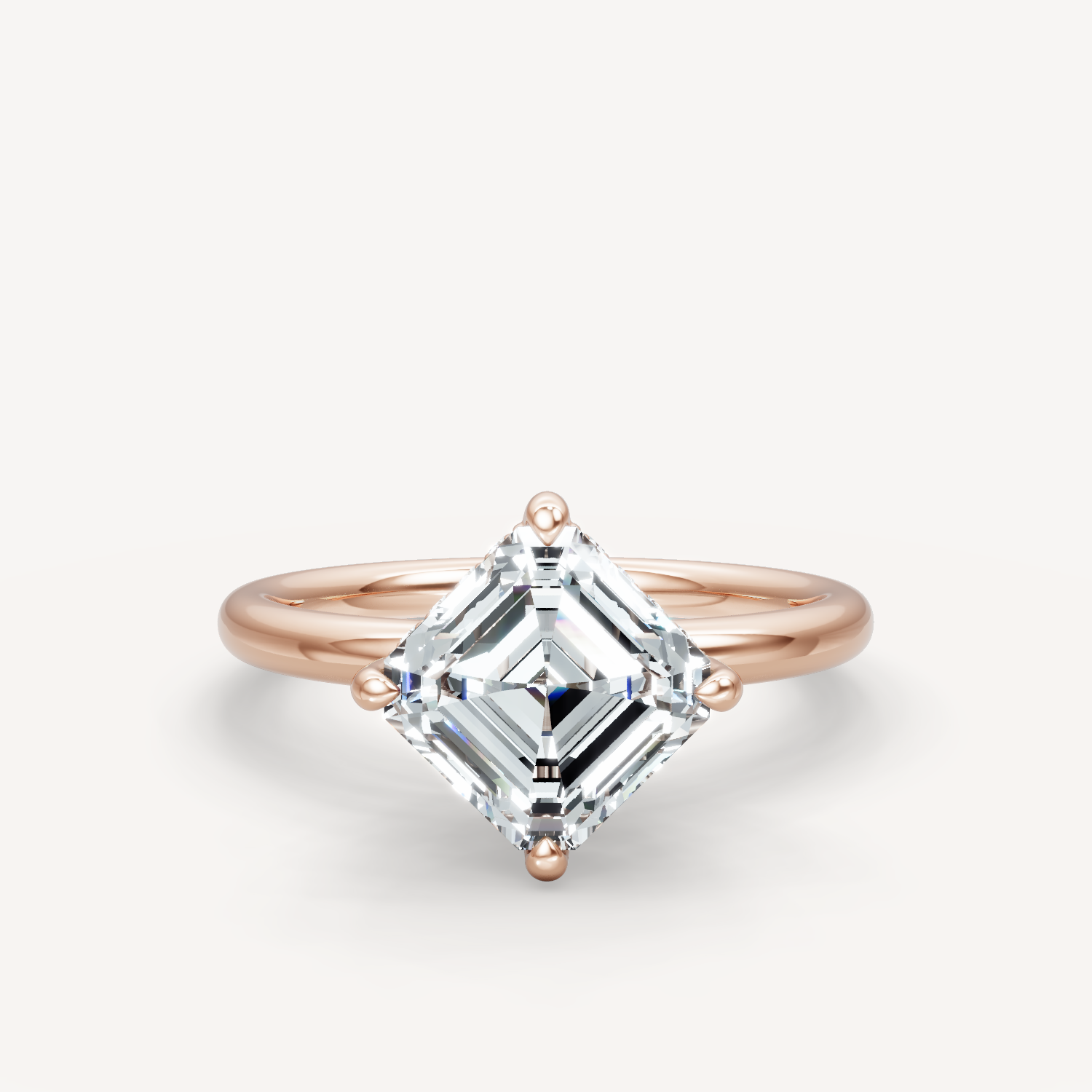 Hidden Halo Compass - Asscher