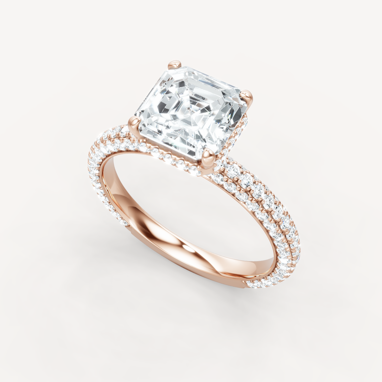 Micro Pave - Asscher