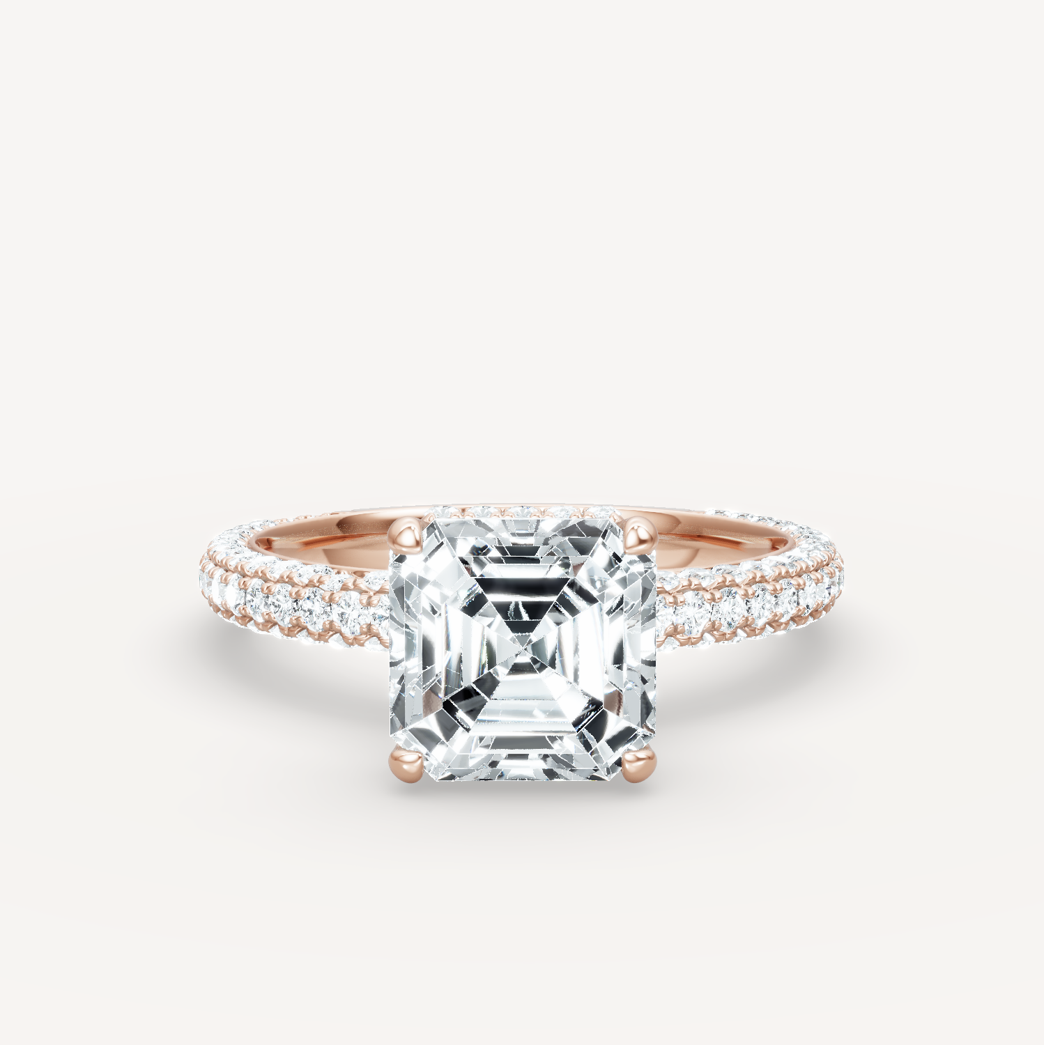 Micro Pave - Asscher