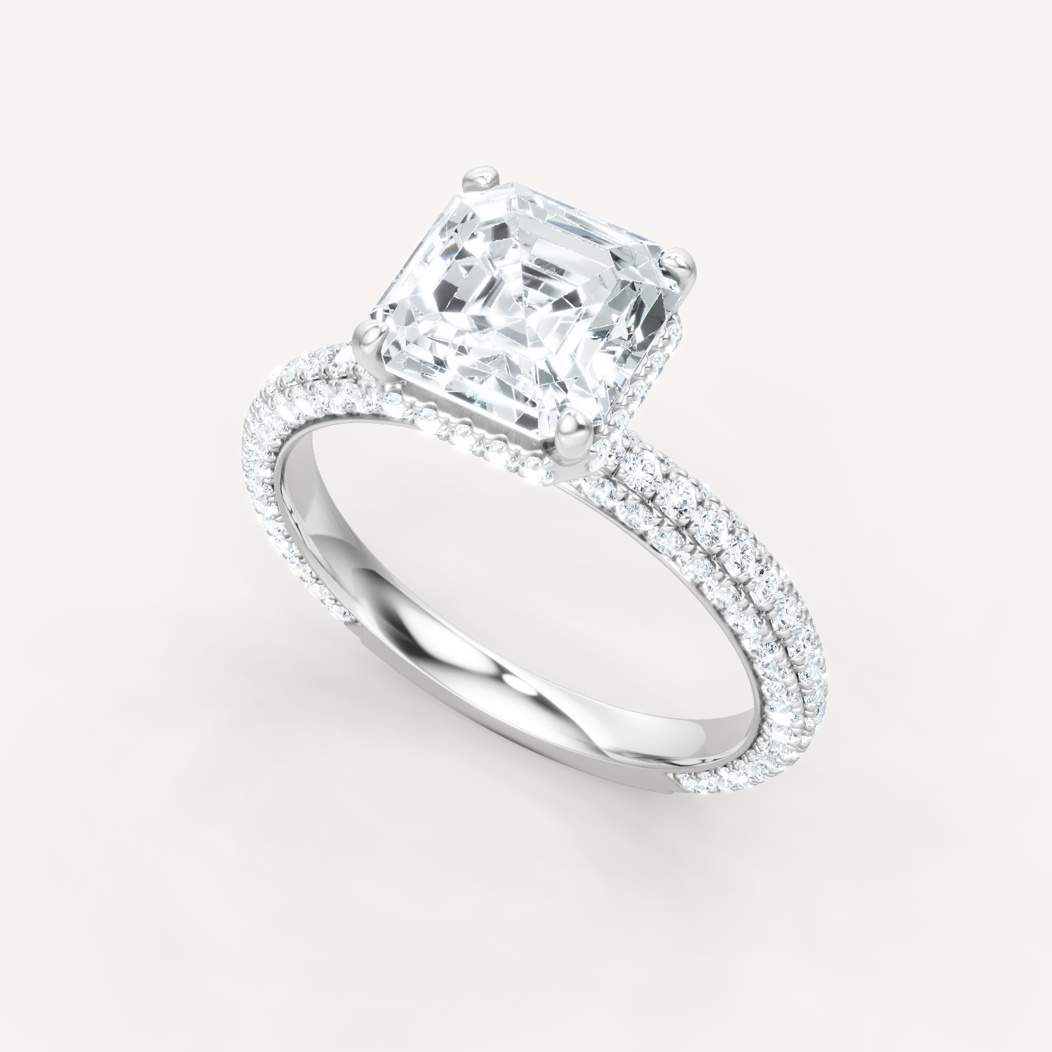 Micro Pave - Asscher