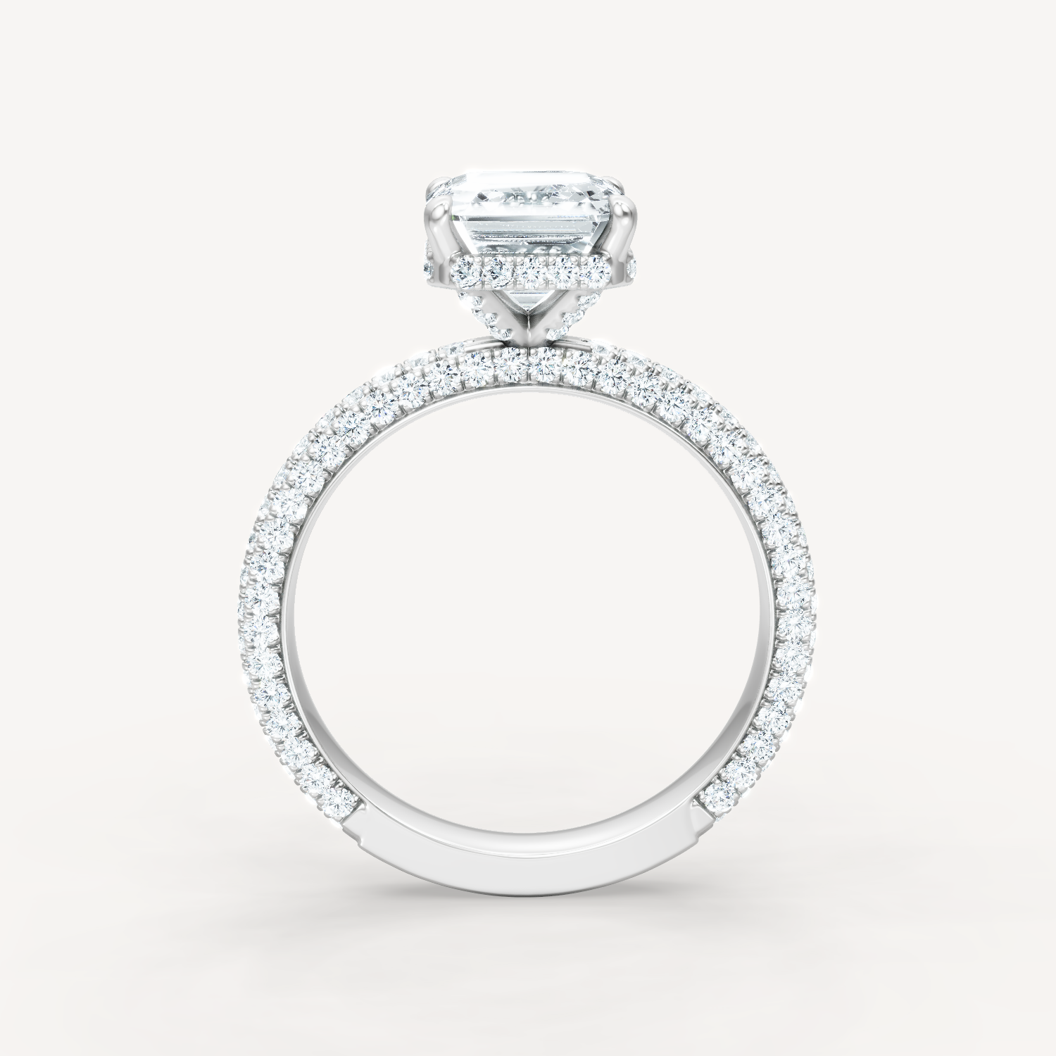 Micro Pave - Asscher