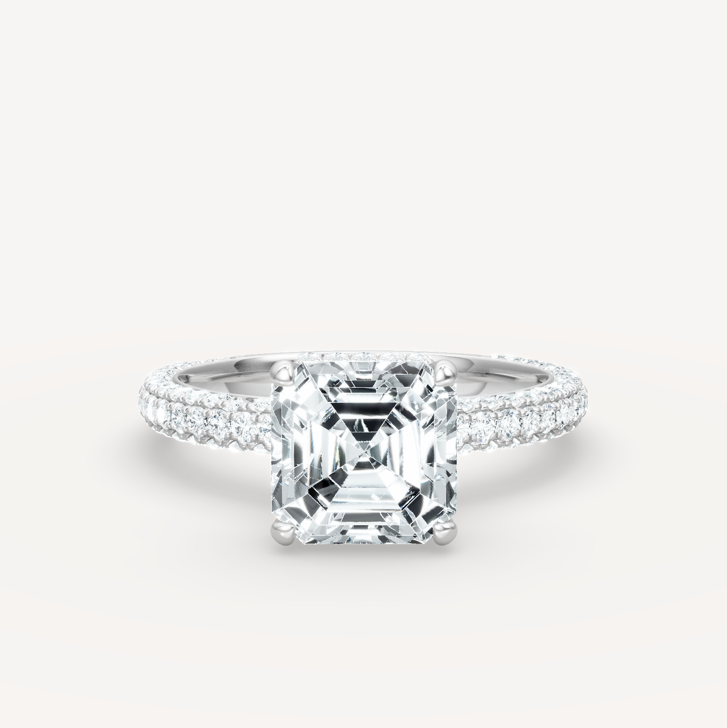Micro Pave - Asscher
