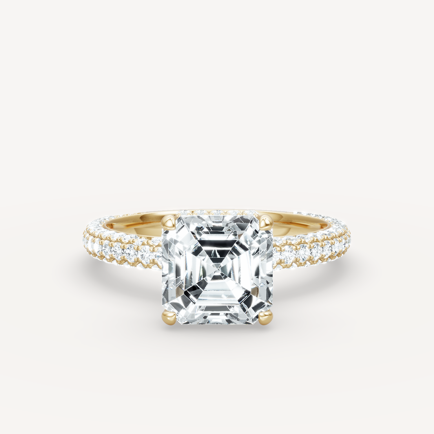 Micro Pave - Asscher