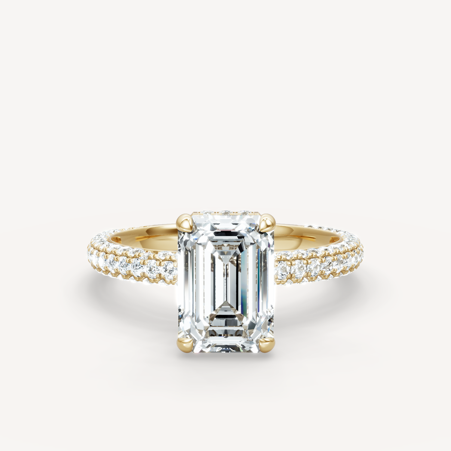 Micro Pave - Emerald