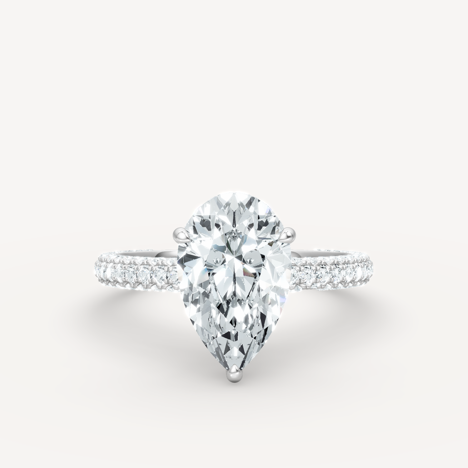 Micro Pave - Pear