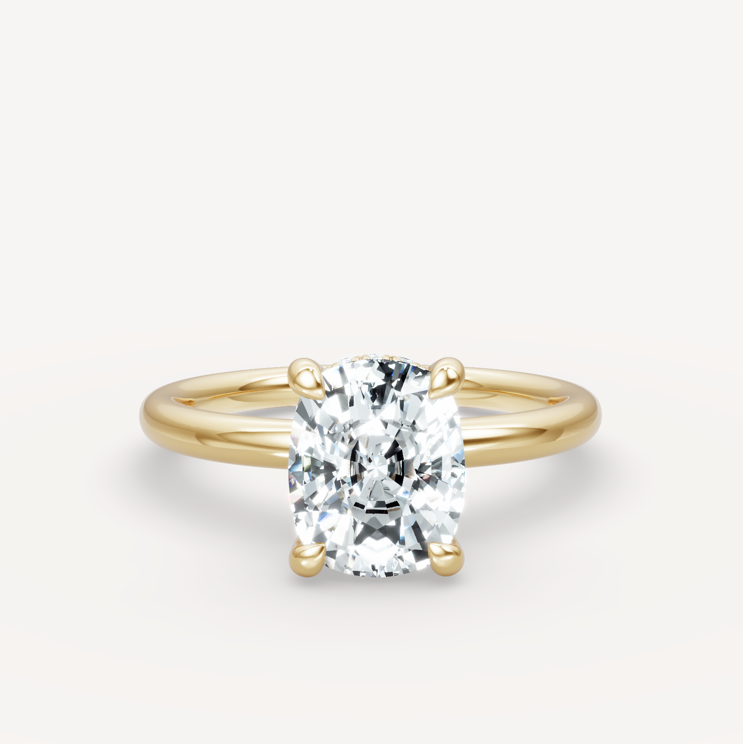 The Charm Prongs - Elongated Cushion