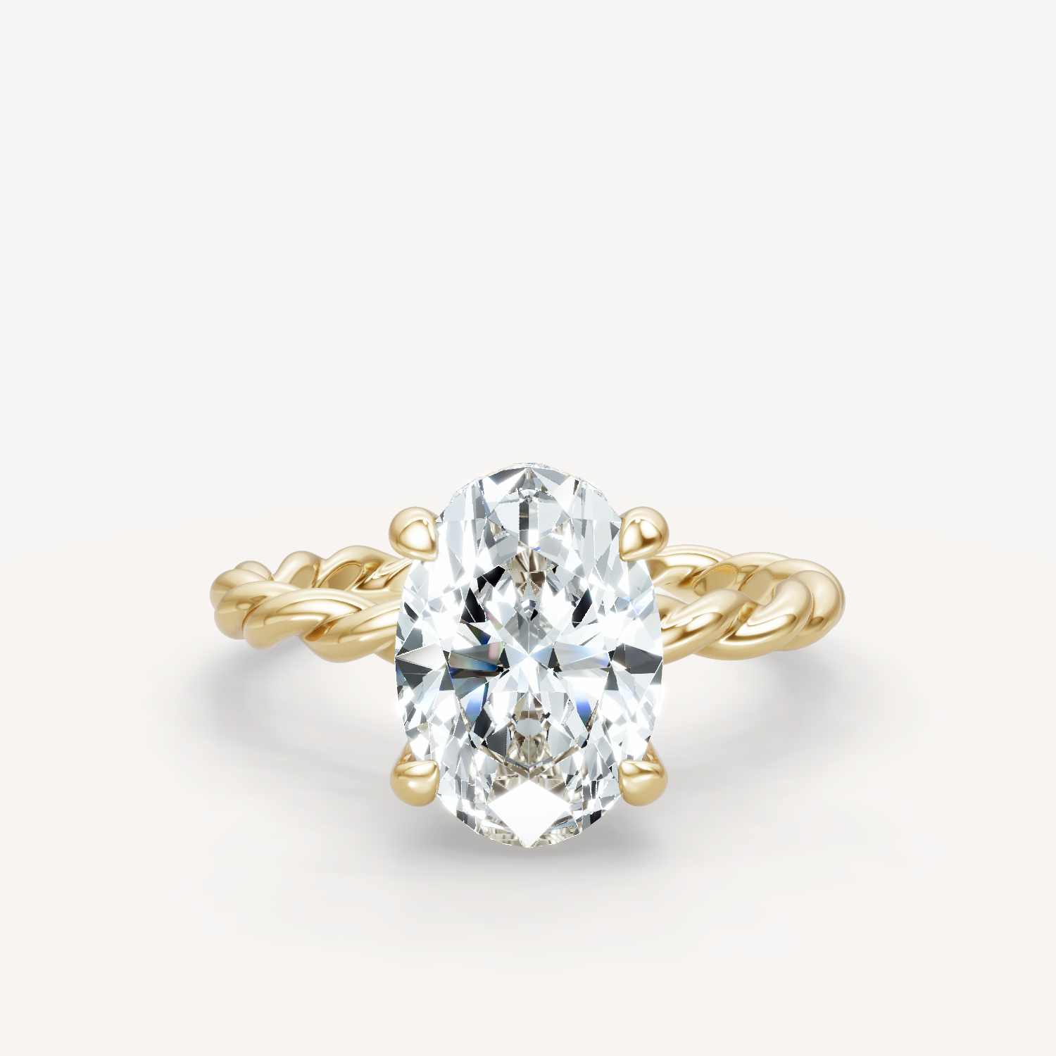 Hidden Halo Twist - Oval
