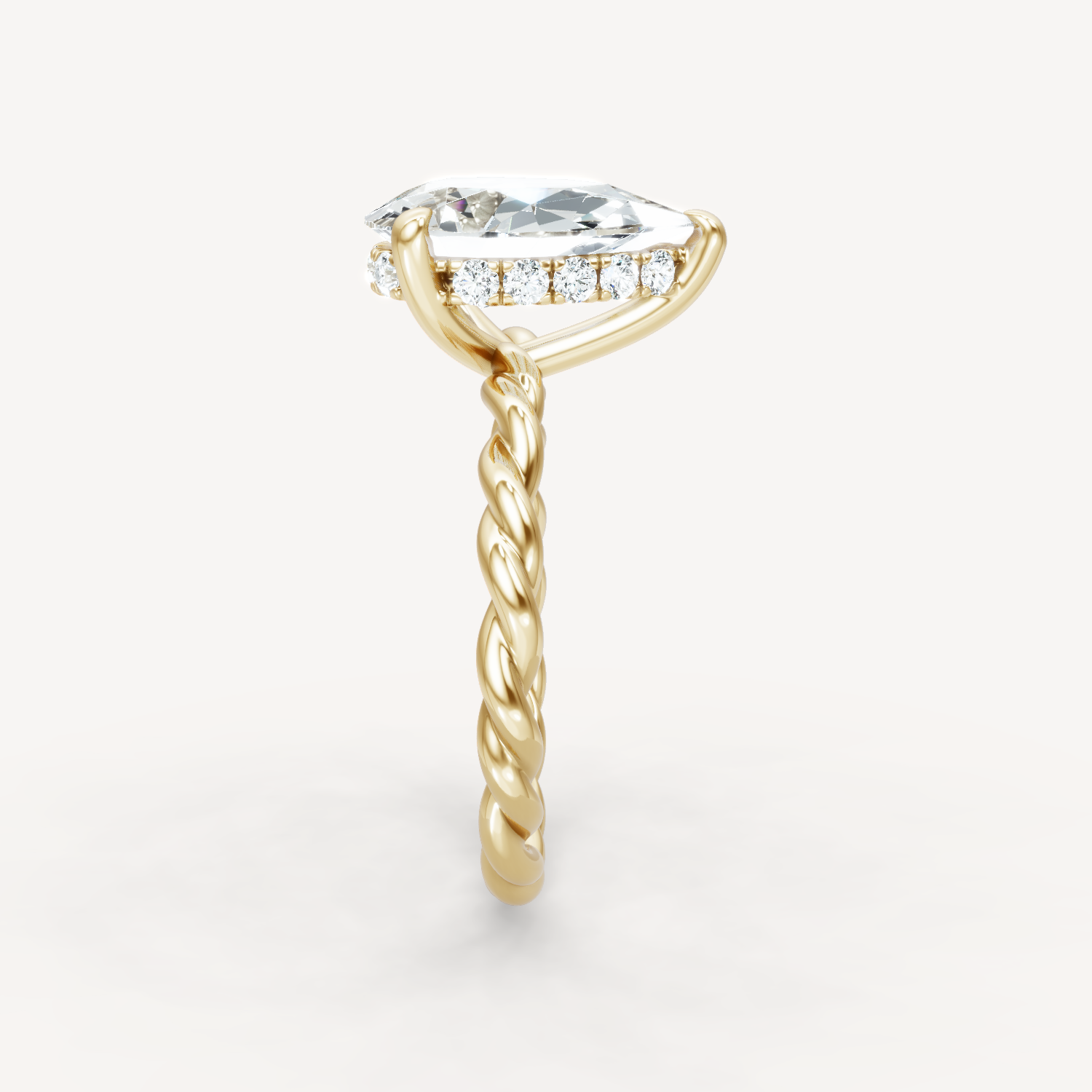 Hidden Halo Twist - Pear