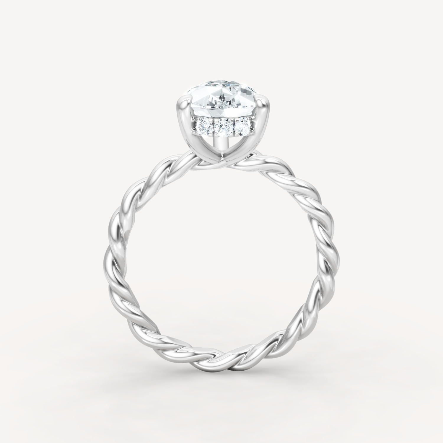 Hidden Halo Twist - Pear