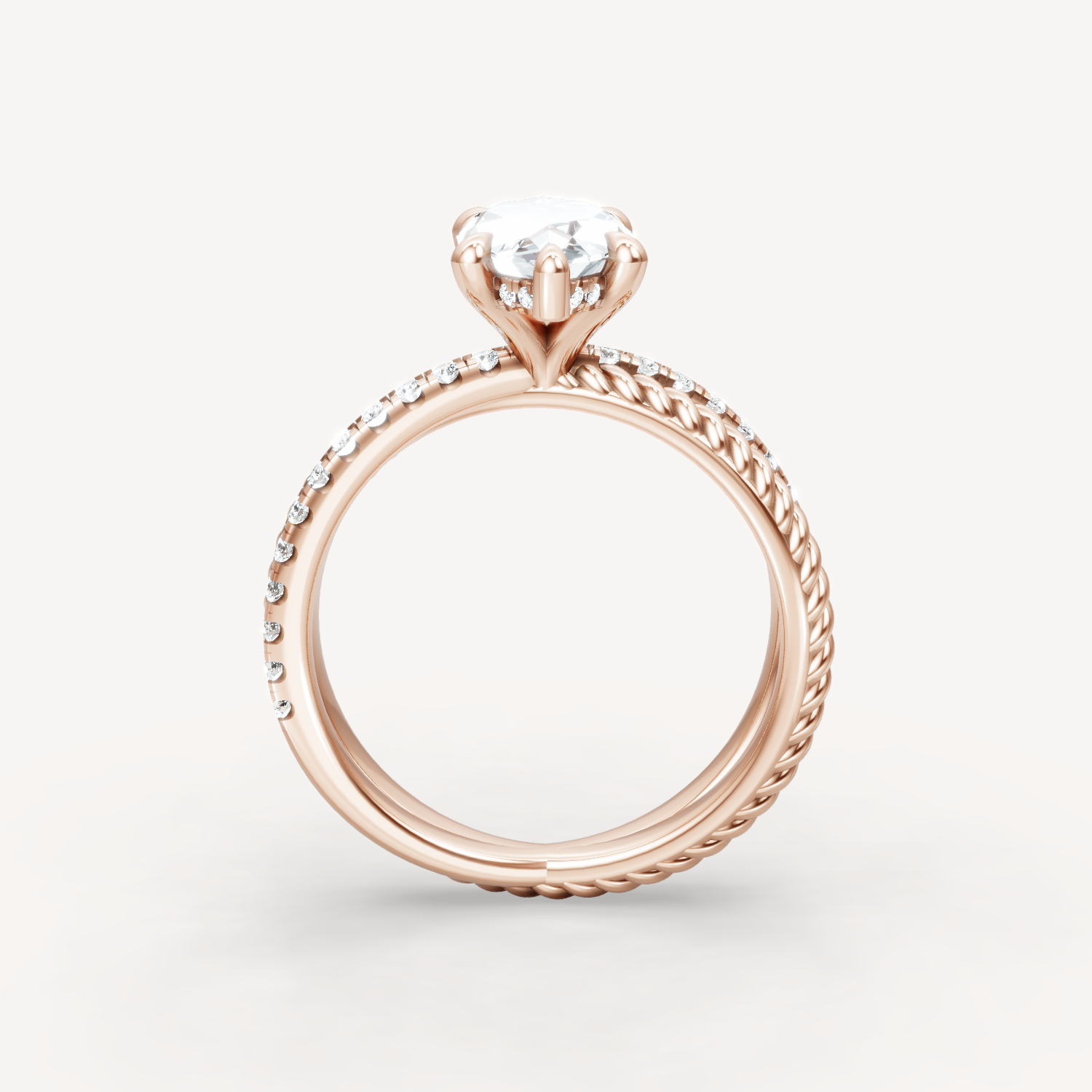 Criss-Cross Elegance - Marquise