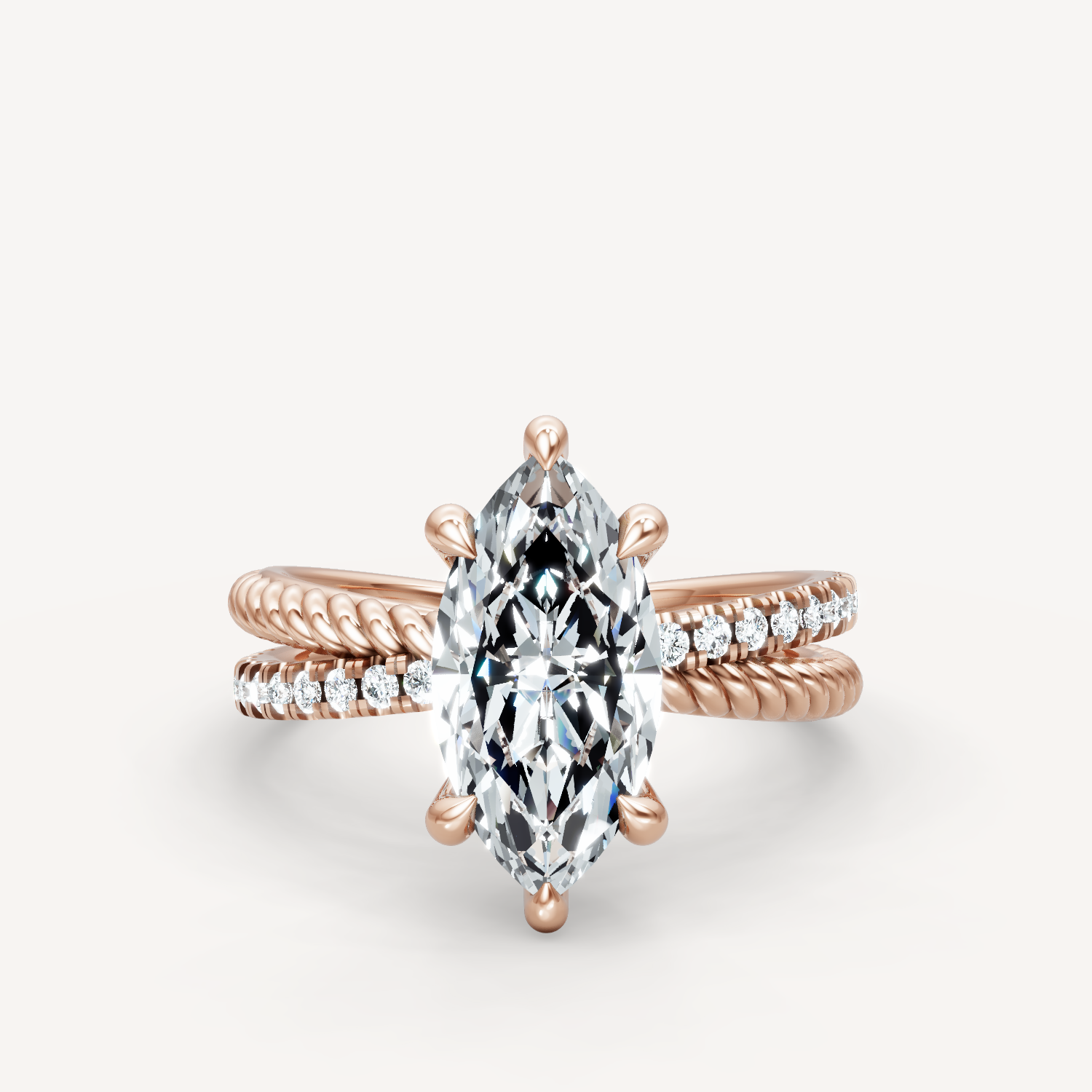 Criss-Cross Elegance - Marquise