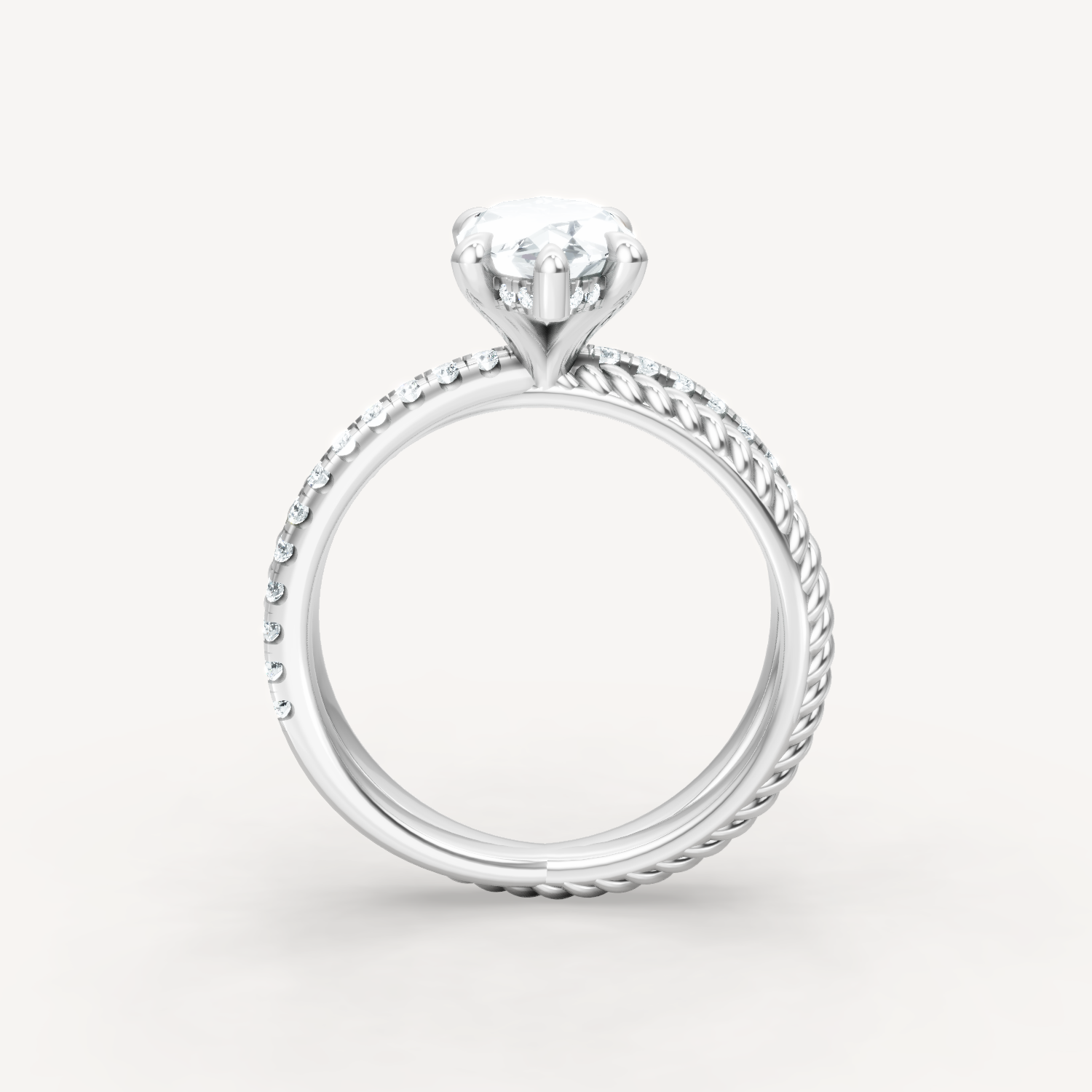 Criss-Cross Elegance - Marquise