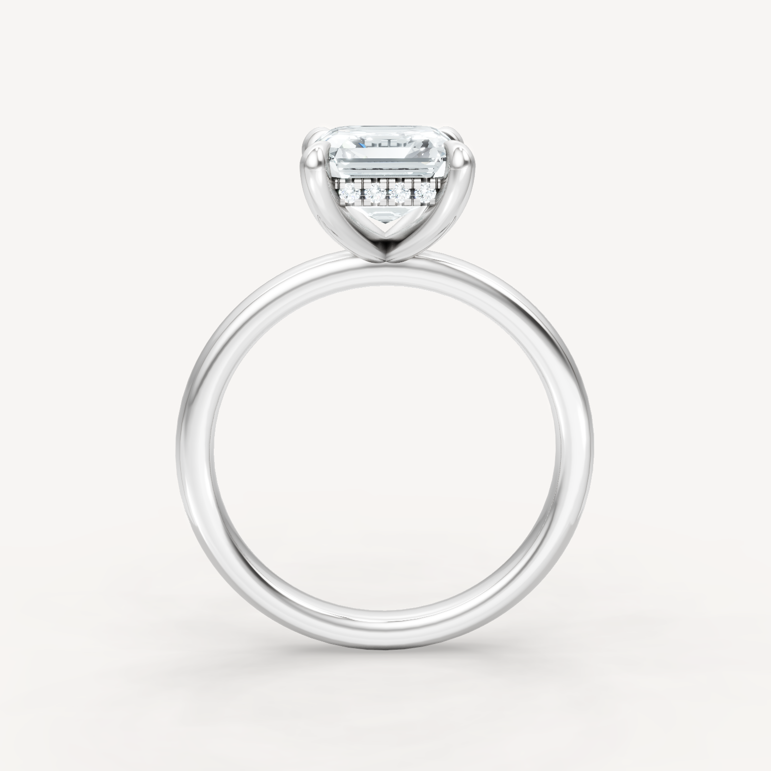 The Jasmine - Asscher - Hidden Halo