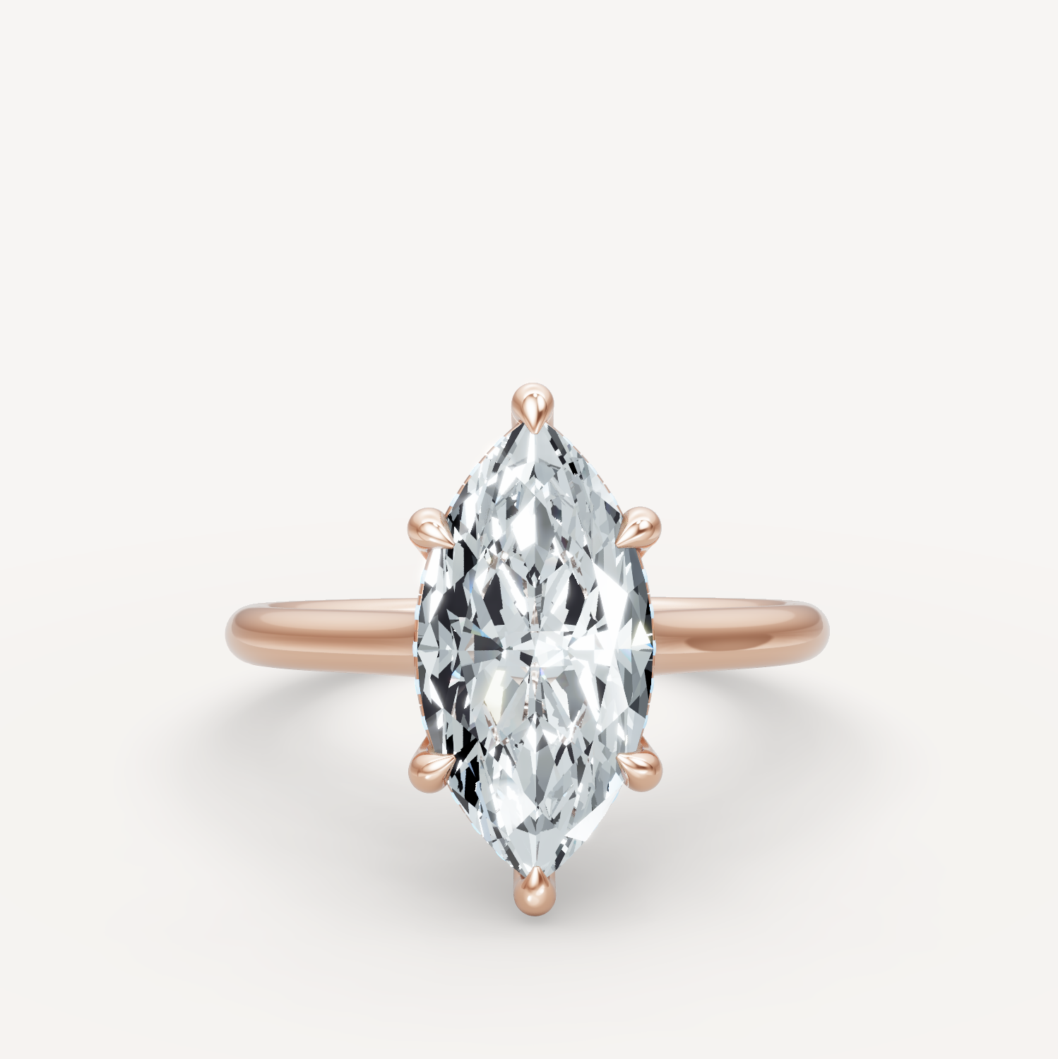 The Magnolia - Marquise - Hidden Halo