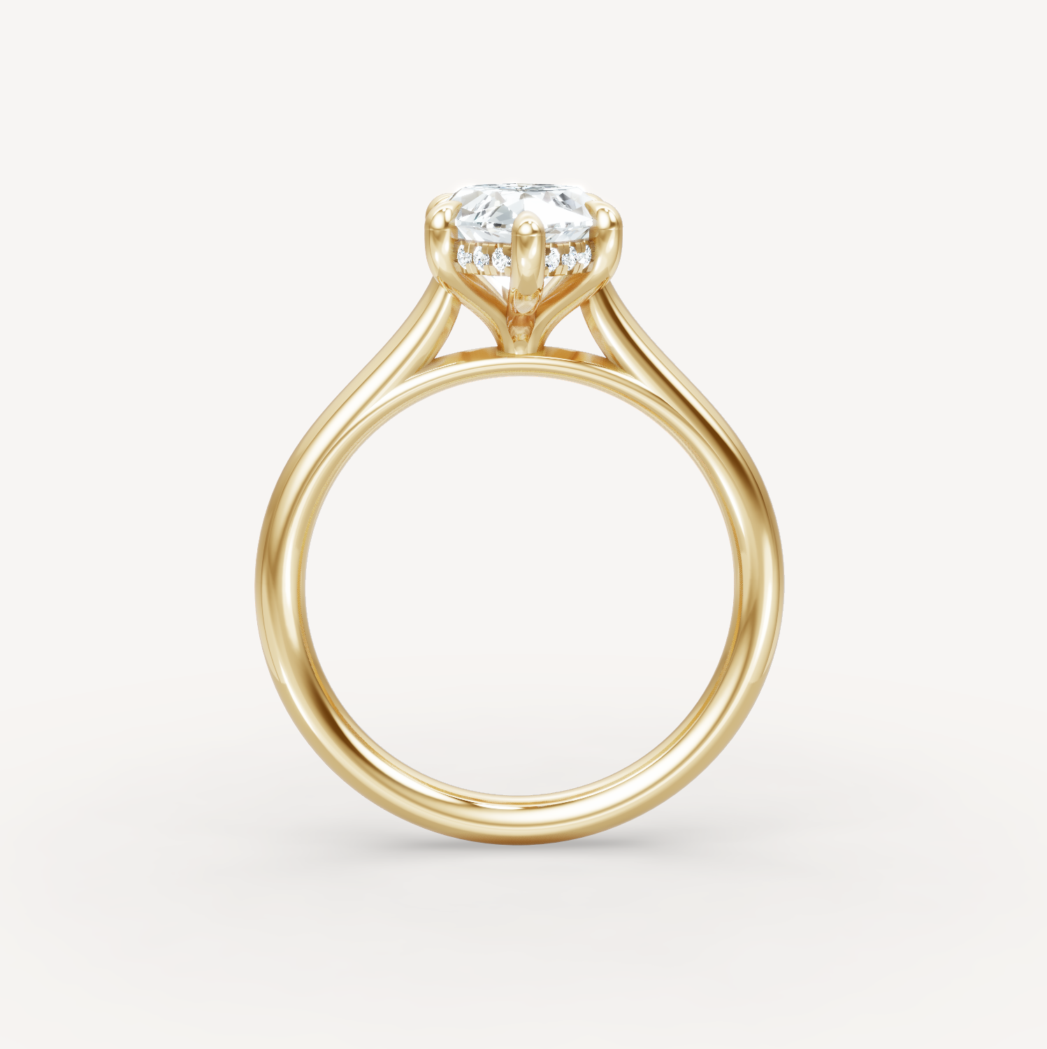 The Magnolia - Marquise - Hidden Halo