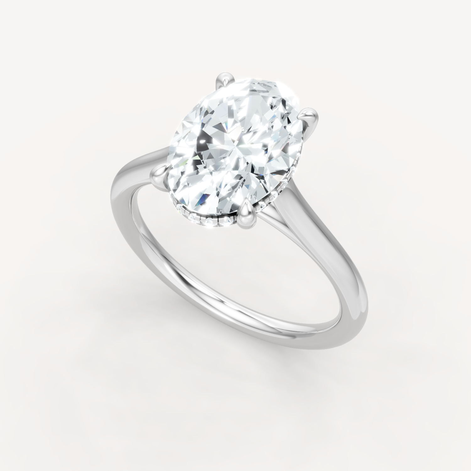 The Magnolia - Oval - Hidden Halo