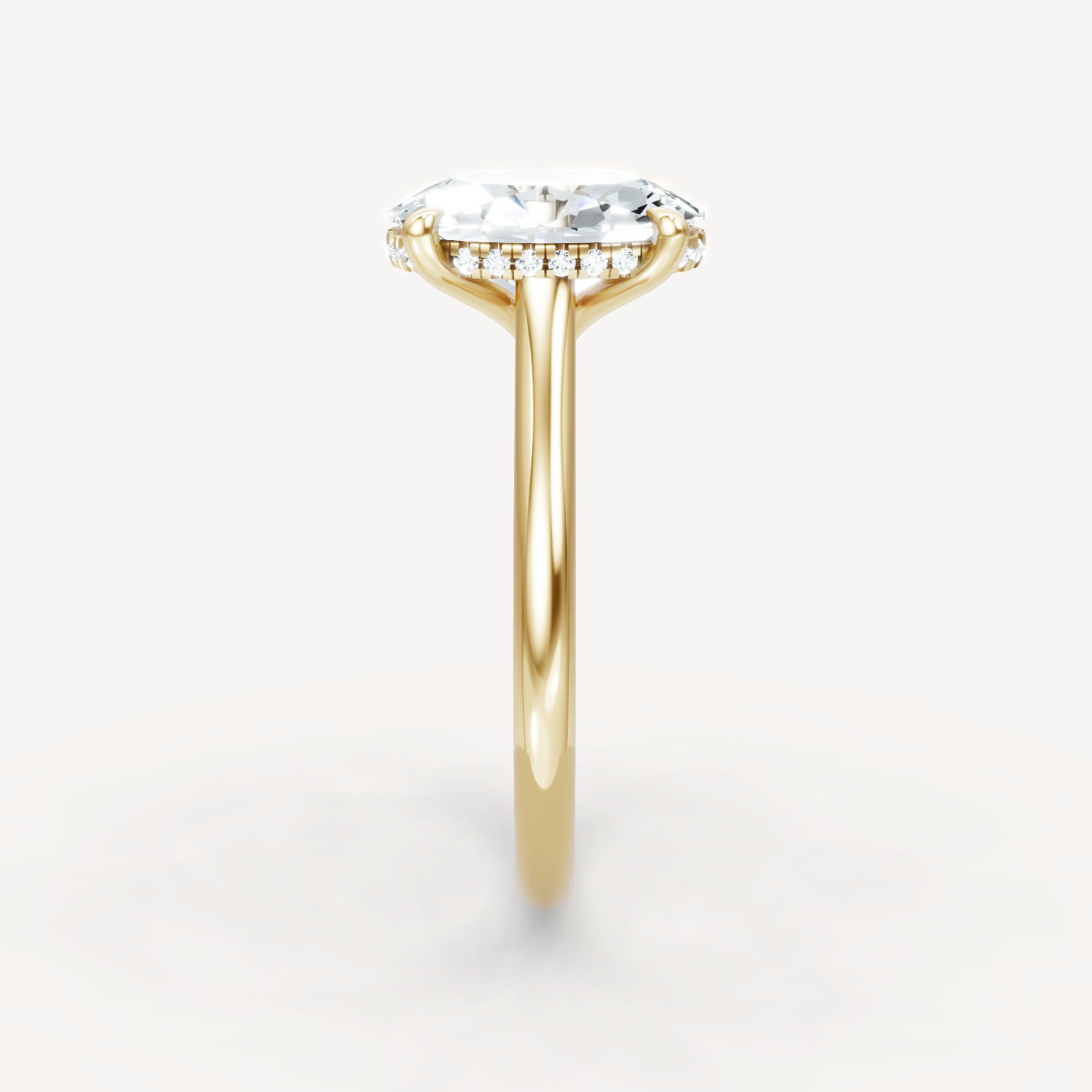 The Magnolia - Oval - Hidden Halo