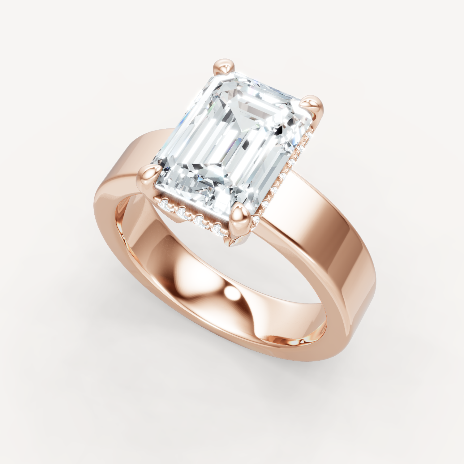 Sleek Haven Bold Hidden Halo - Emerald