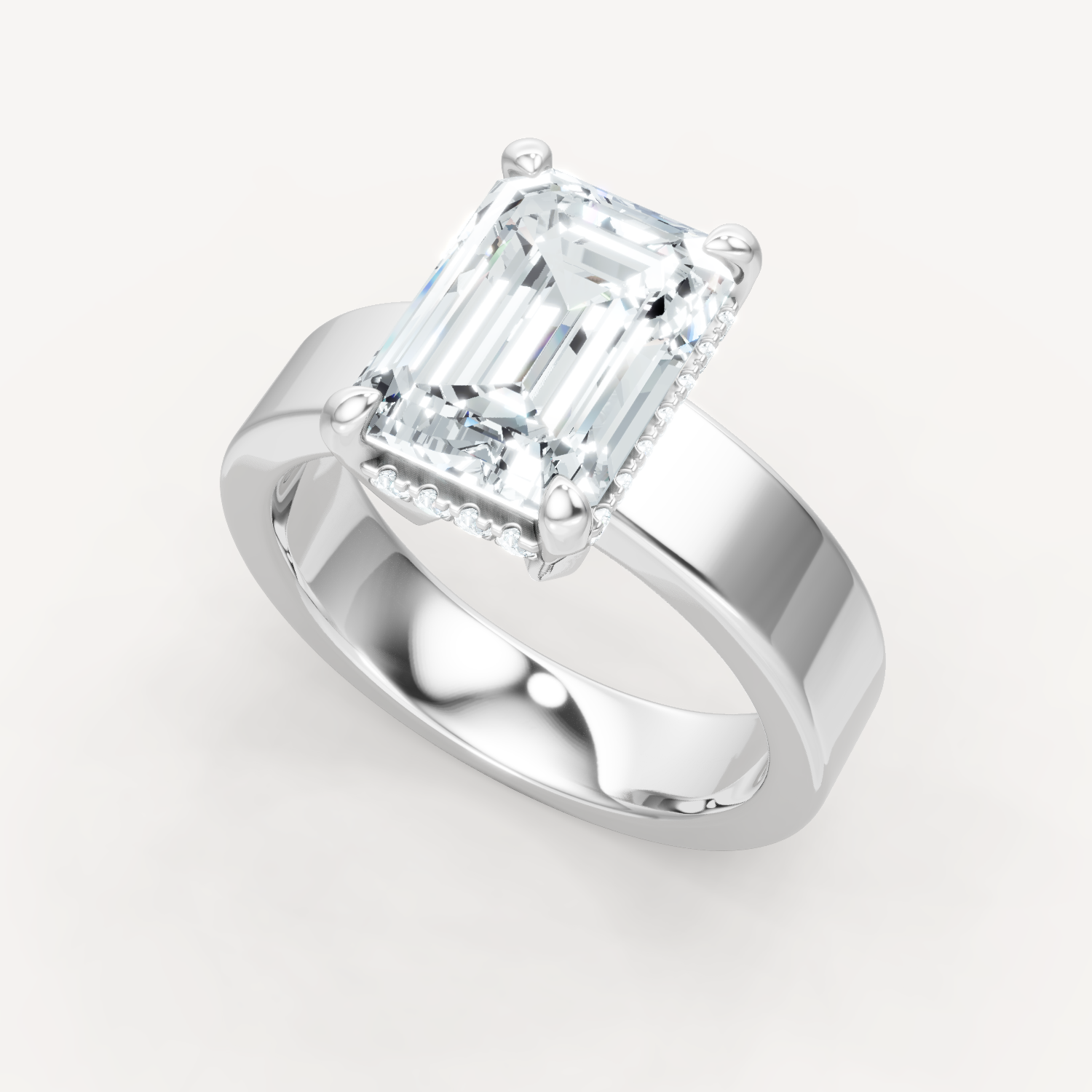 Sleek Haven Bold Hidden Halo - Emerald
