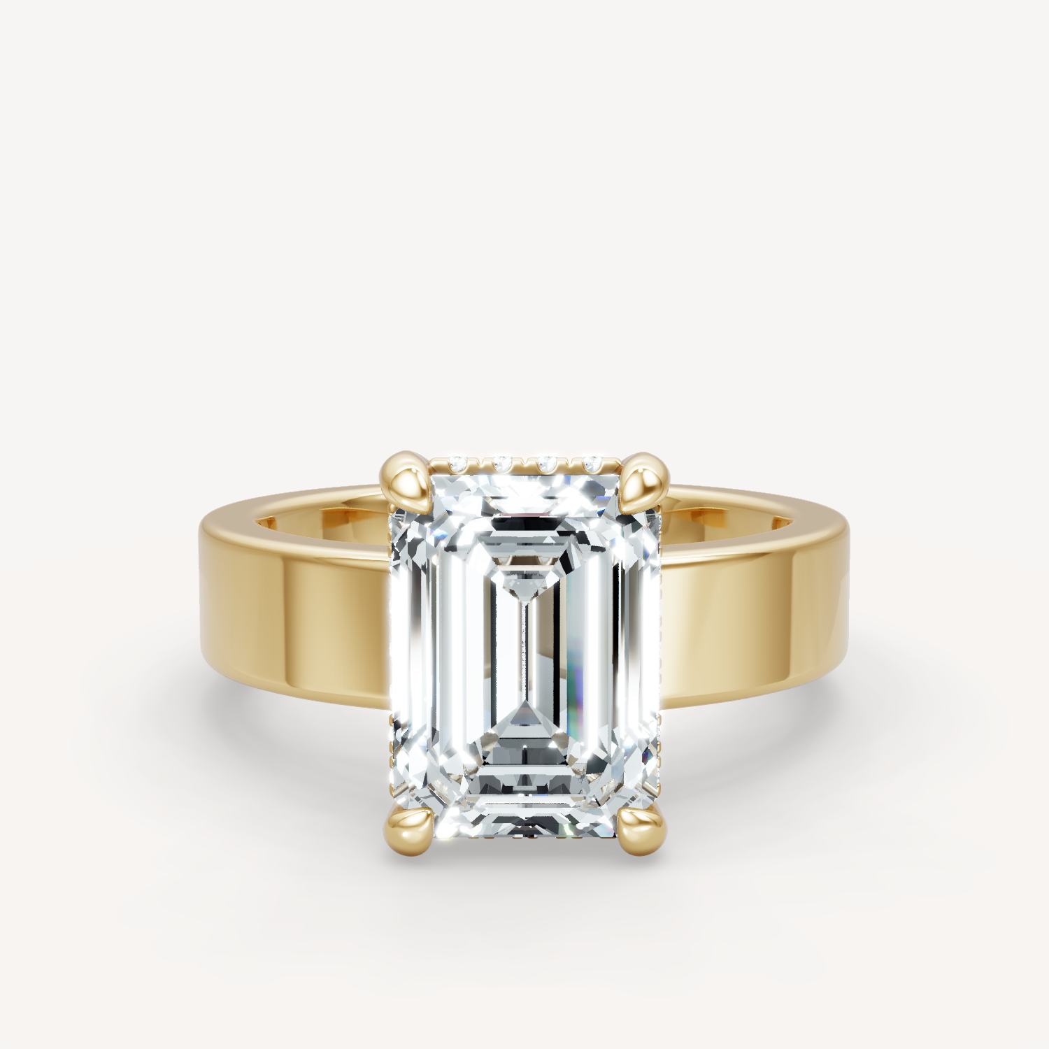 Sleek Haven Bold Hidden Halo - Emerald