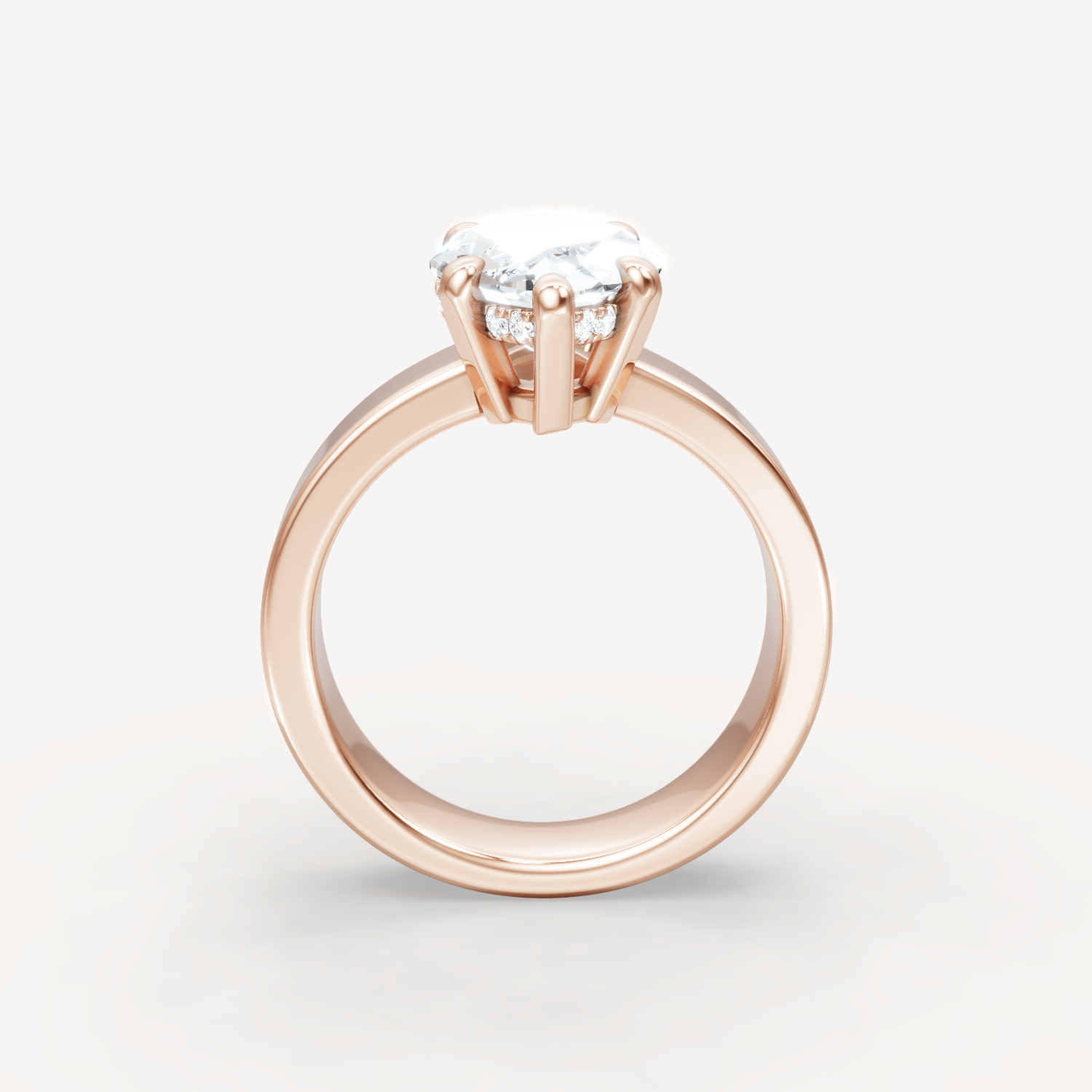 Sleek Haven Bold Hidden Halo - Marquise