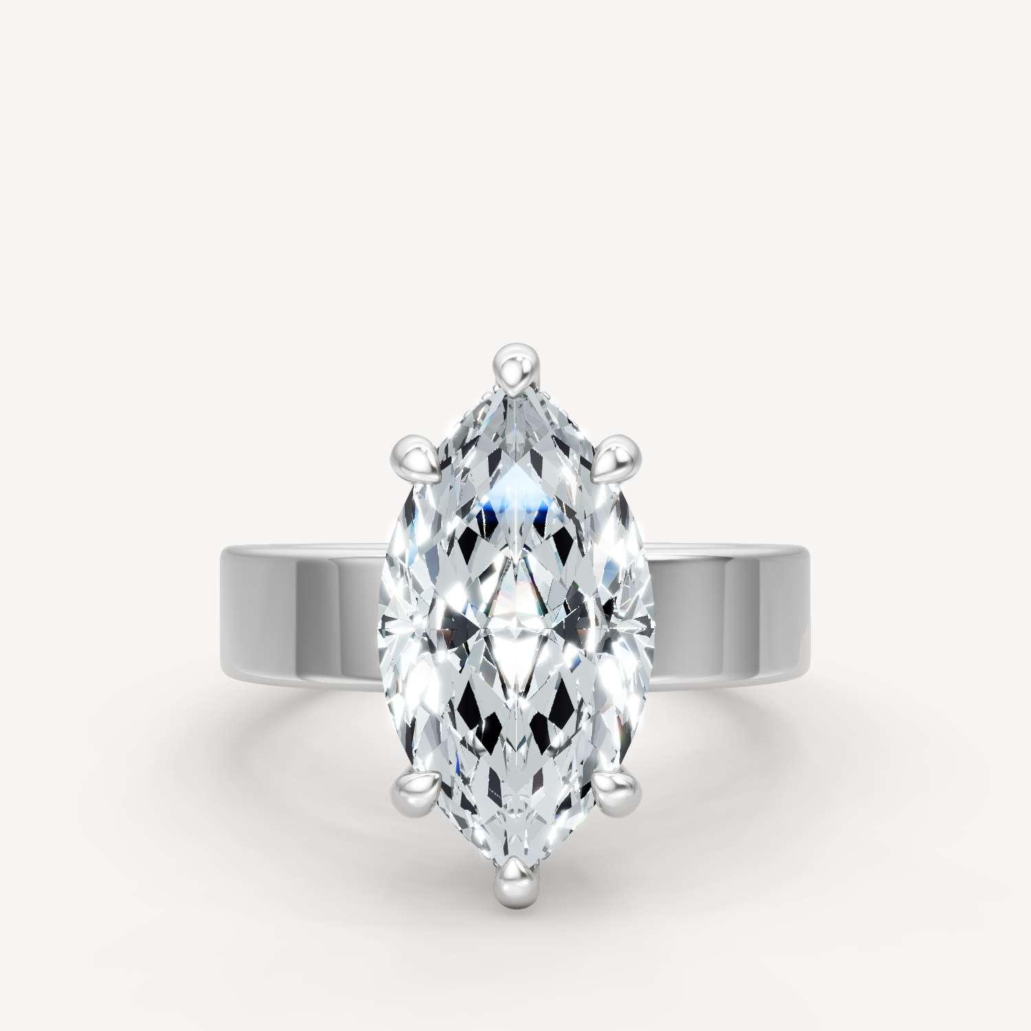 Sleek Haven Bold Hidden Halo - Marquise