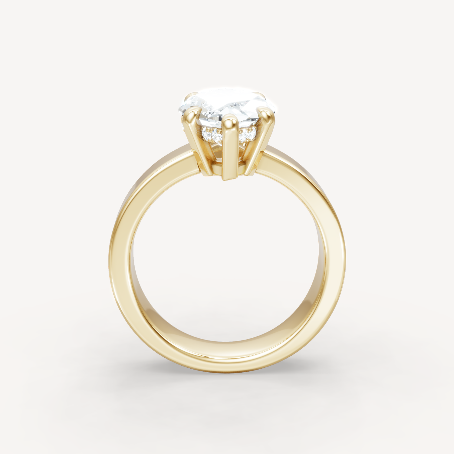 Sleek Haven Bold Hidden Halo - Marquise