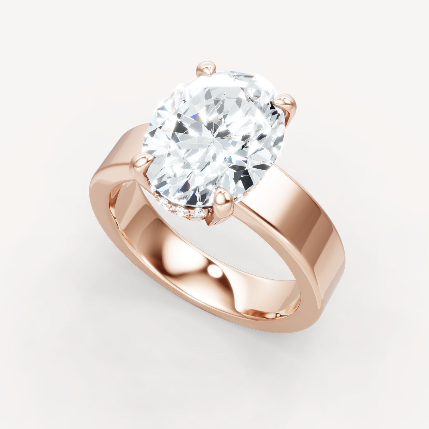 Sleek Haven Bold Hidden Halo - Oval