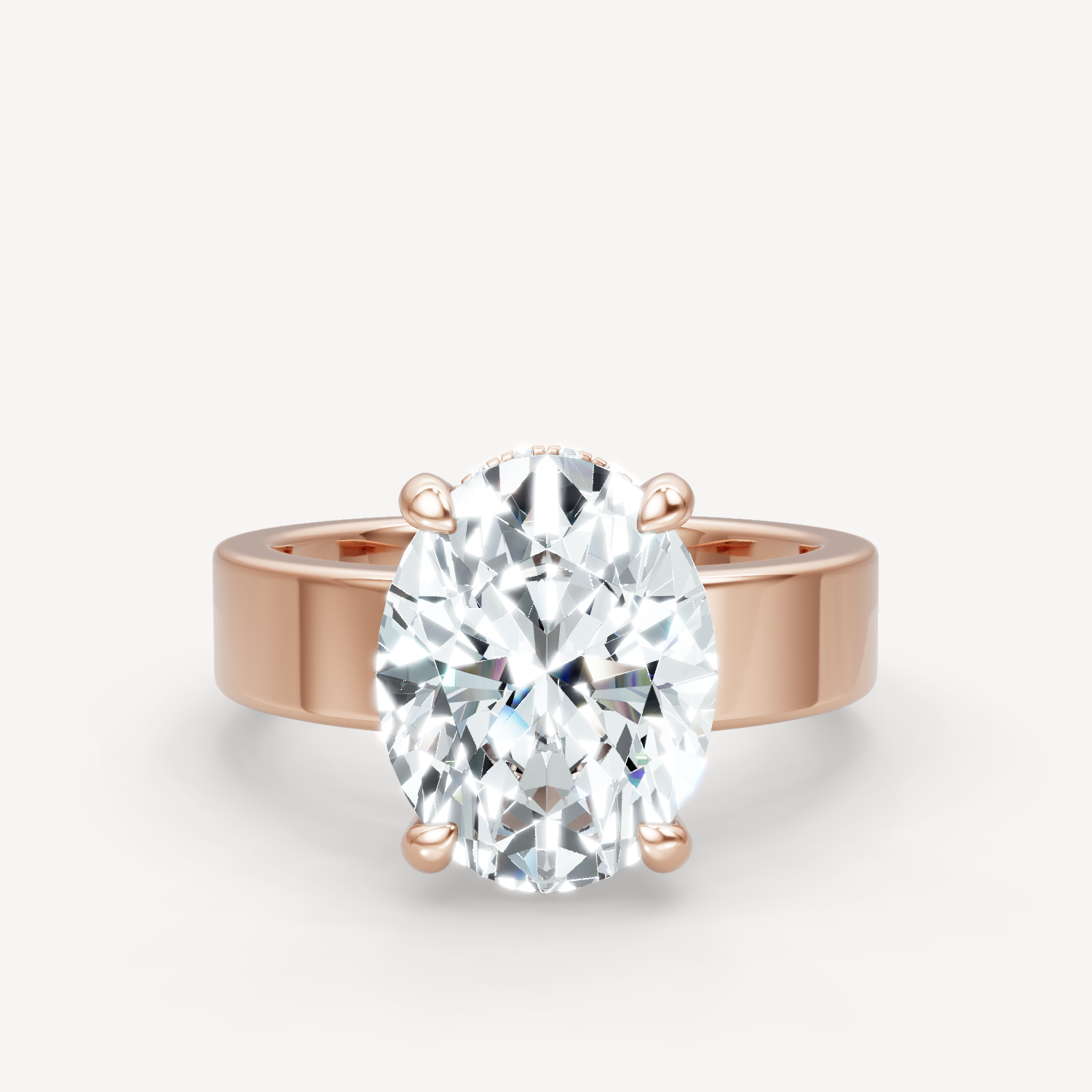 Sleek Haven Bold Hidden Halo - Oval