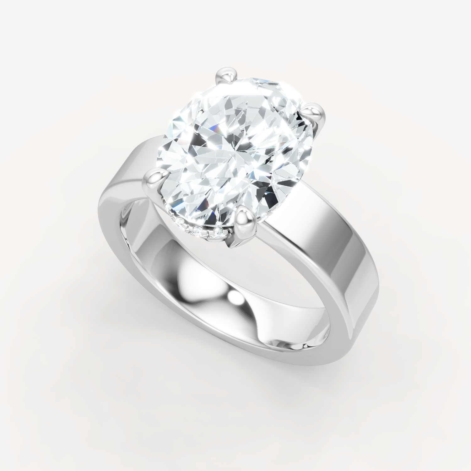 Sleek Haven Bold Hidden Halo - Oval