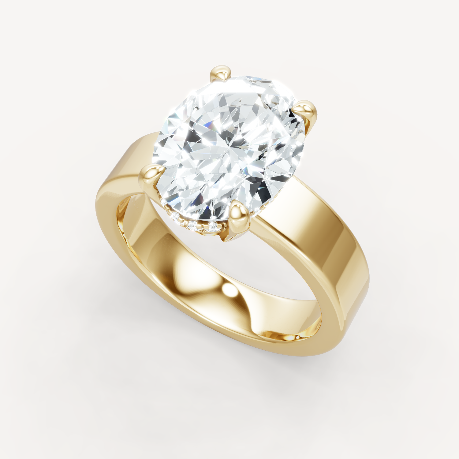 Sleek Haven Bold Hidden Halo - Oval