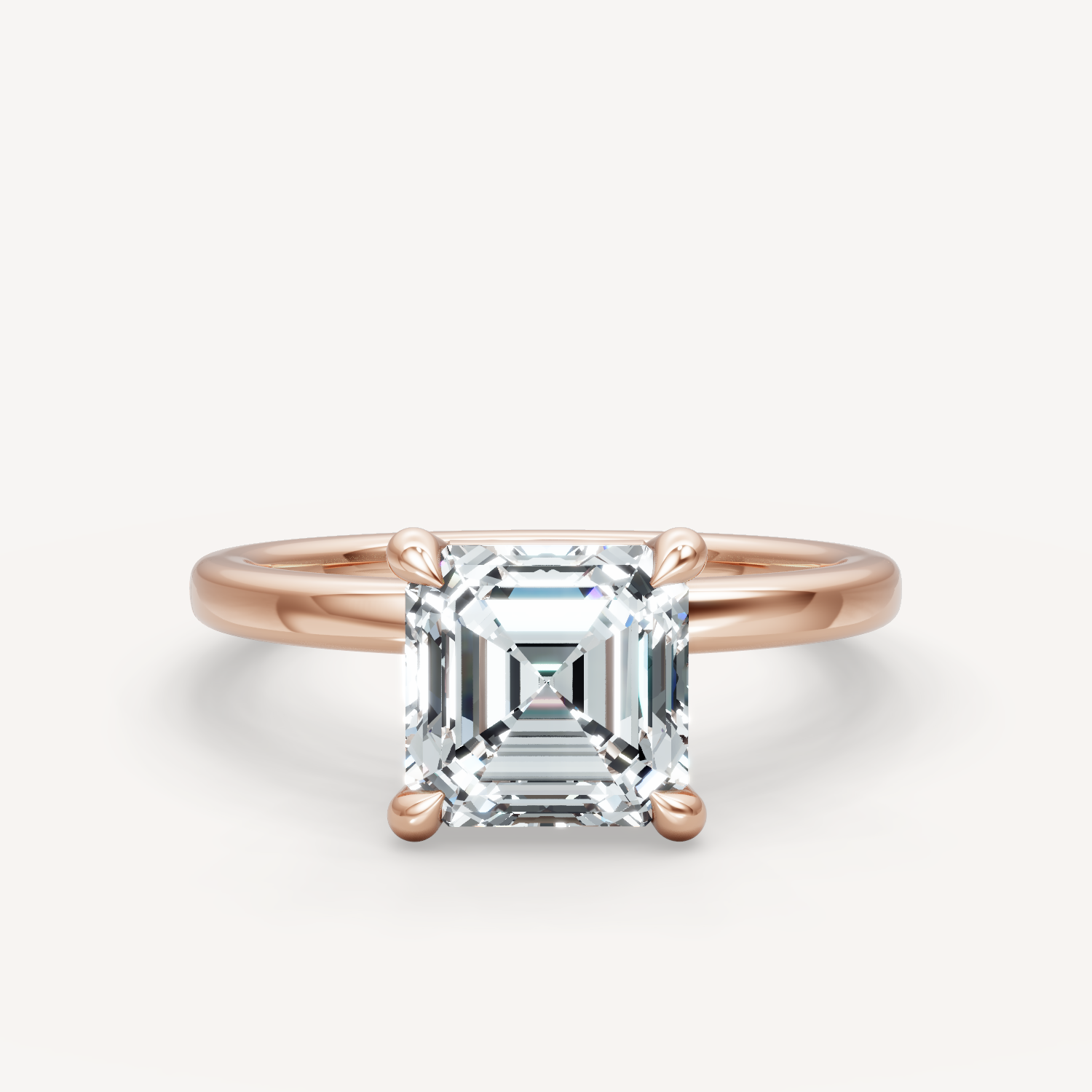 Off-Center Charm - Asscher