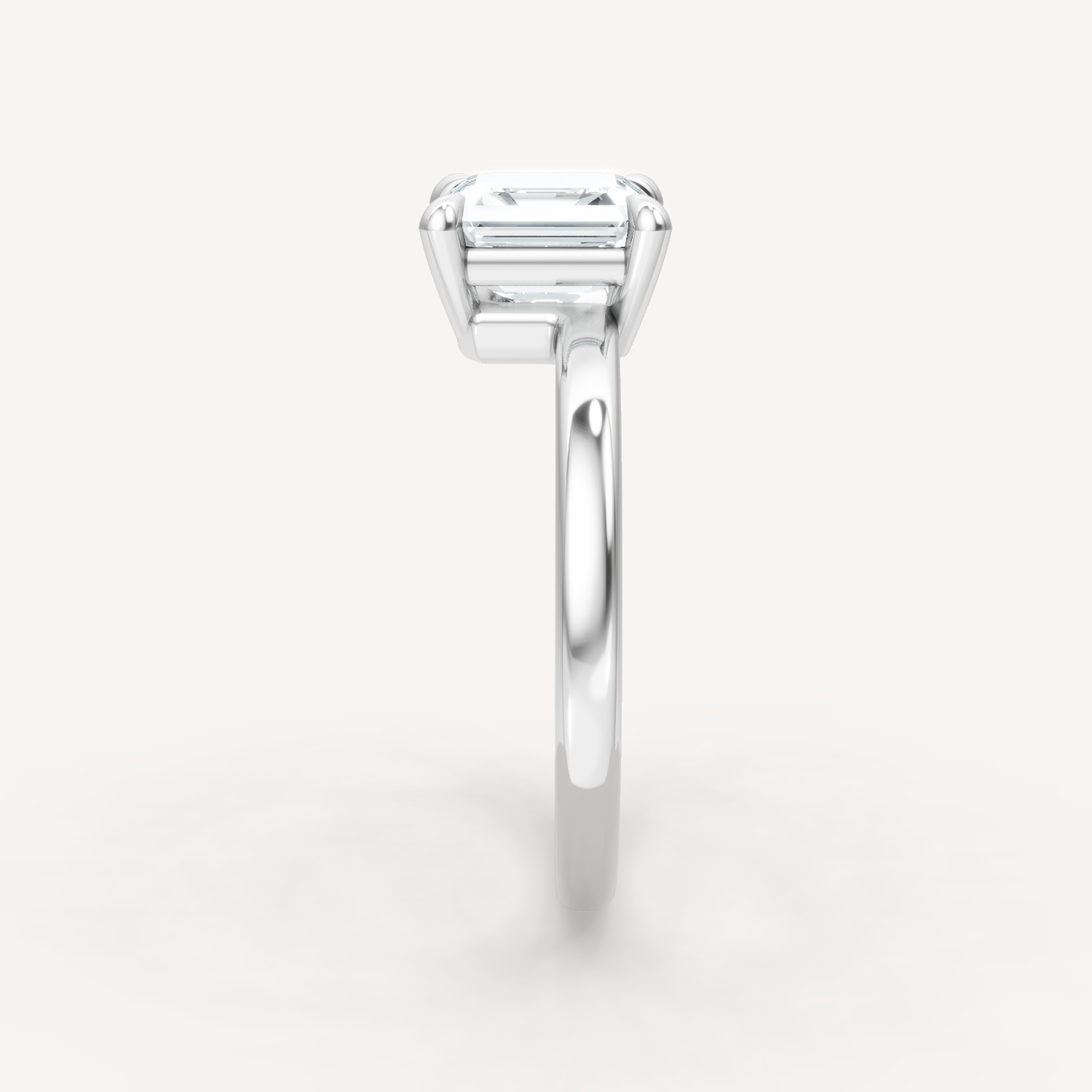 Off-Center Charm - Asscher