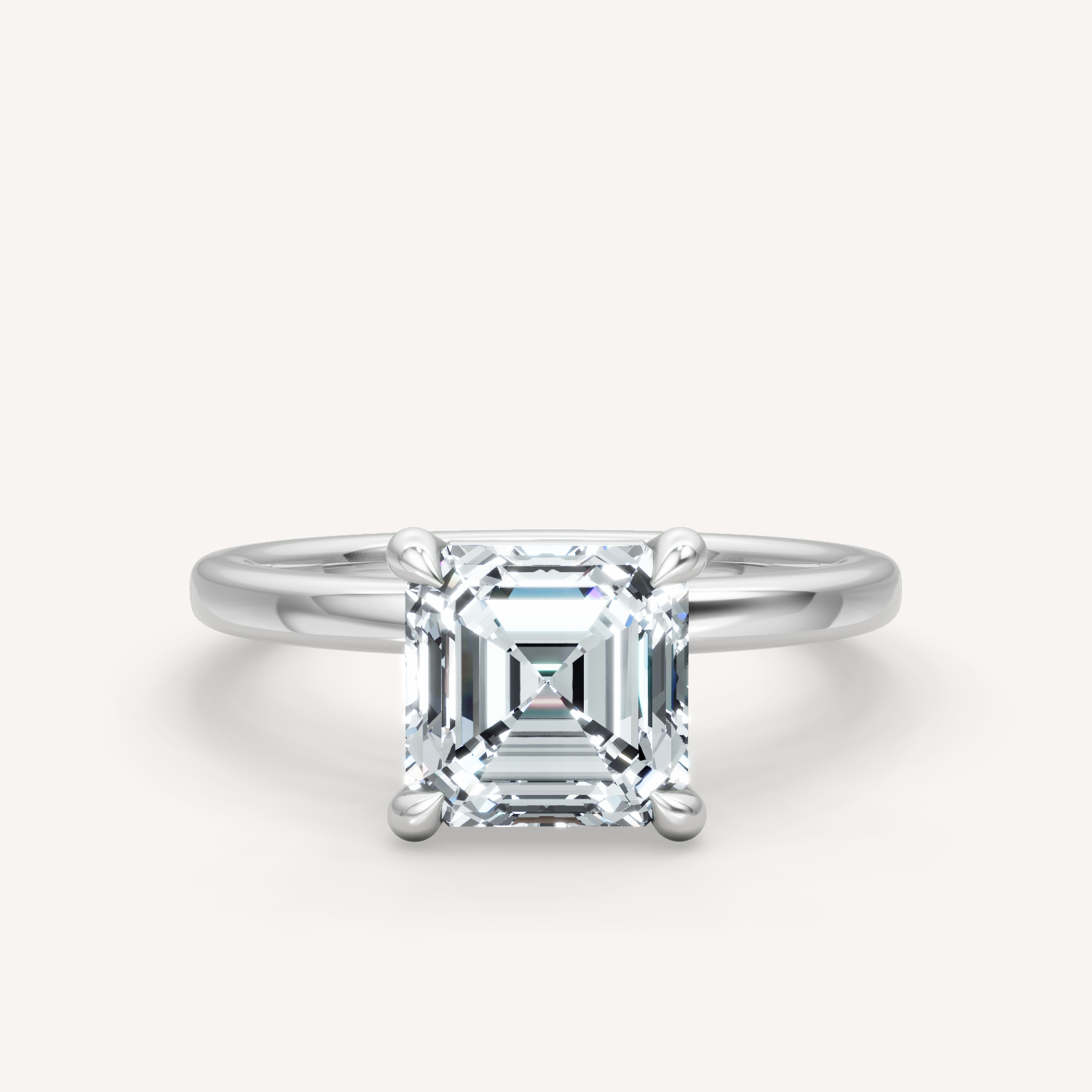 Off-Center Charm - Asscher