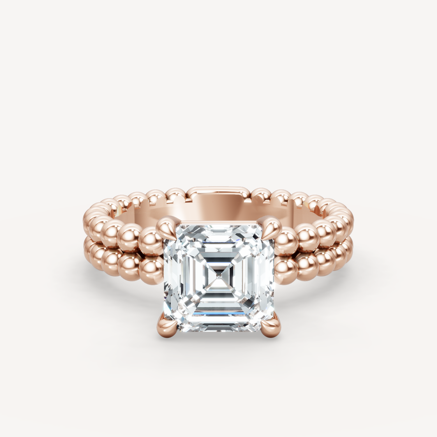 Beaded Grace - Asscher