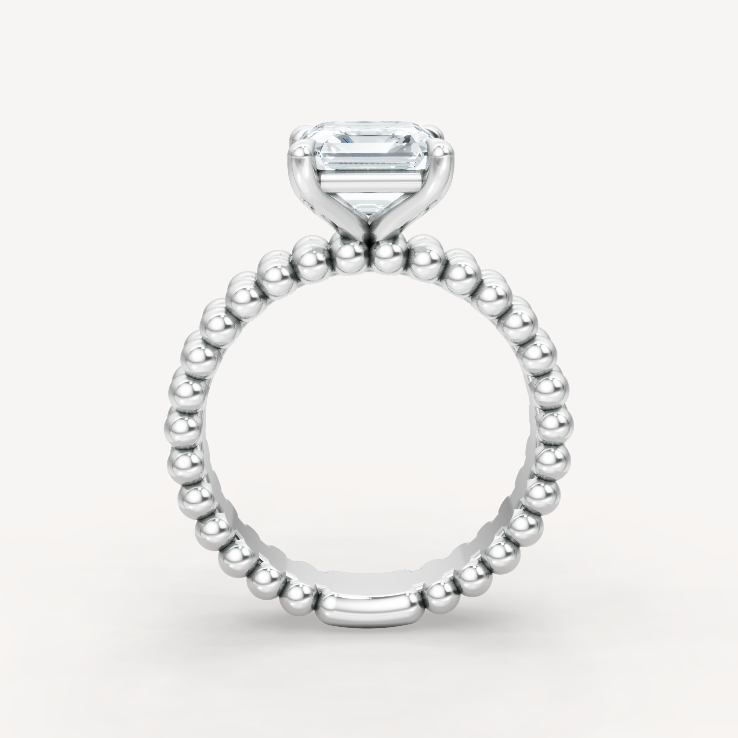 Beaded Grace - Asscher