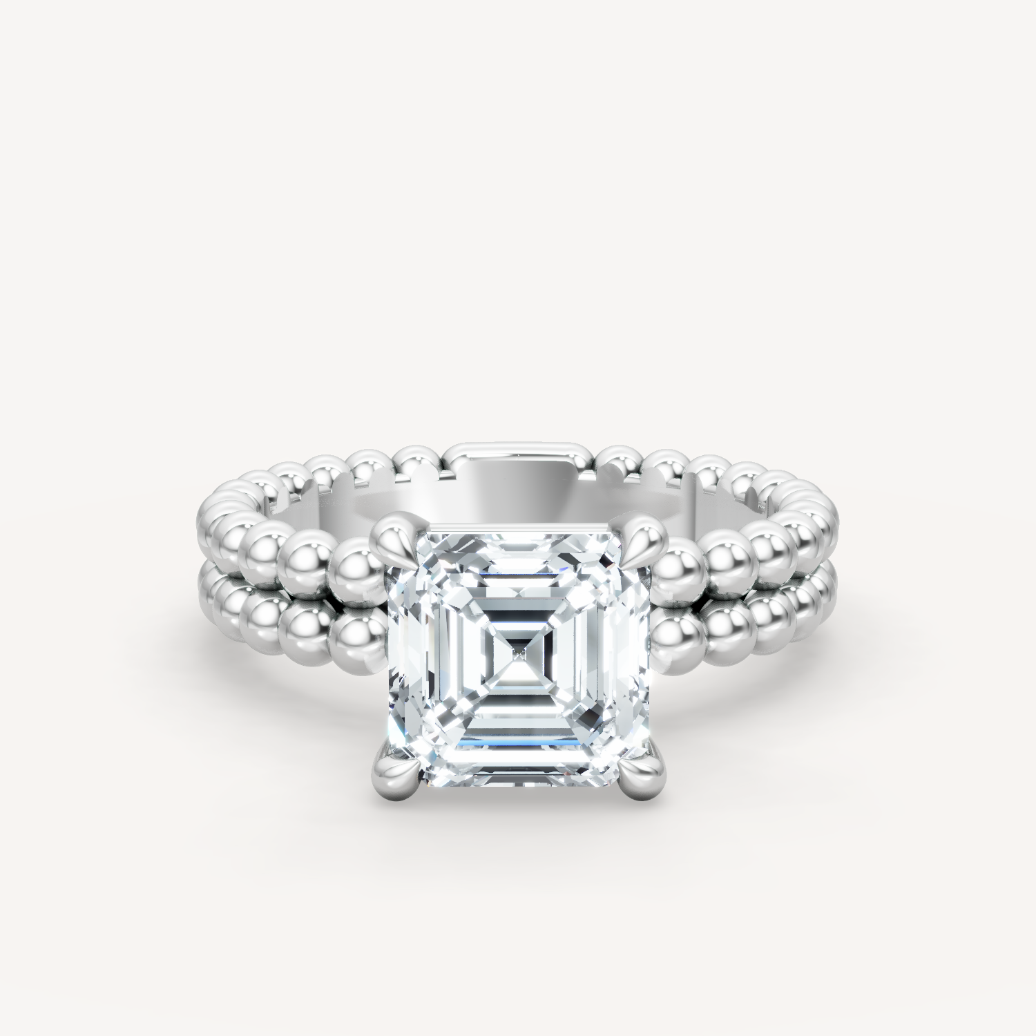 Beaded Grace - Asscher