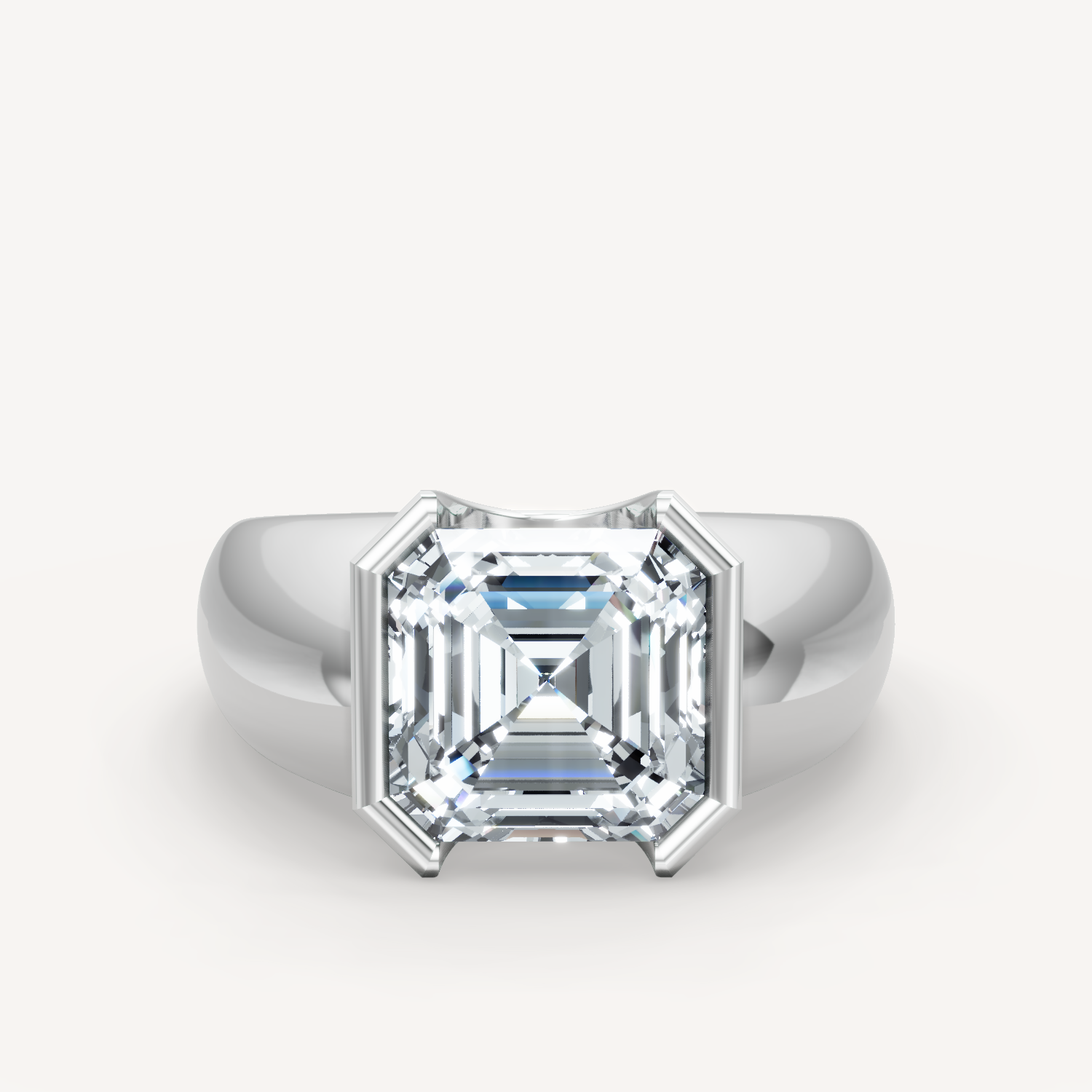 Royal Dome Ring - Asscher