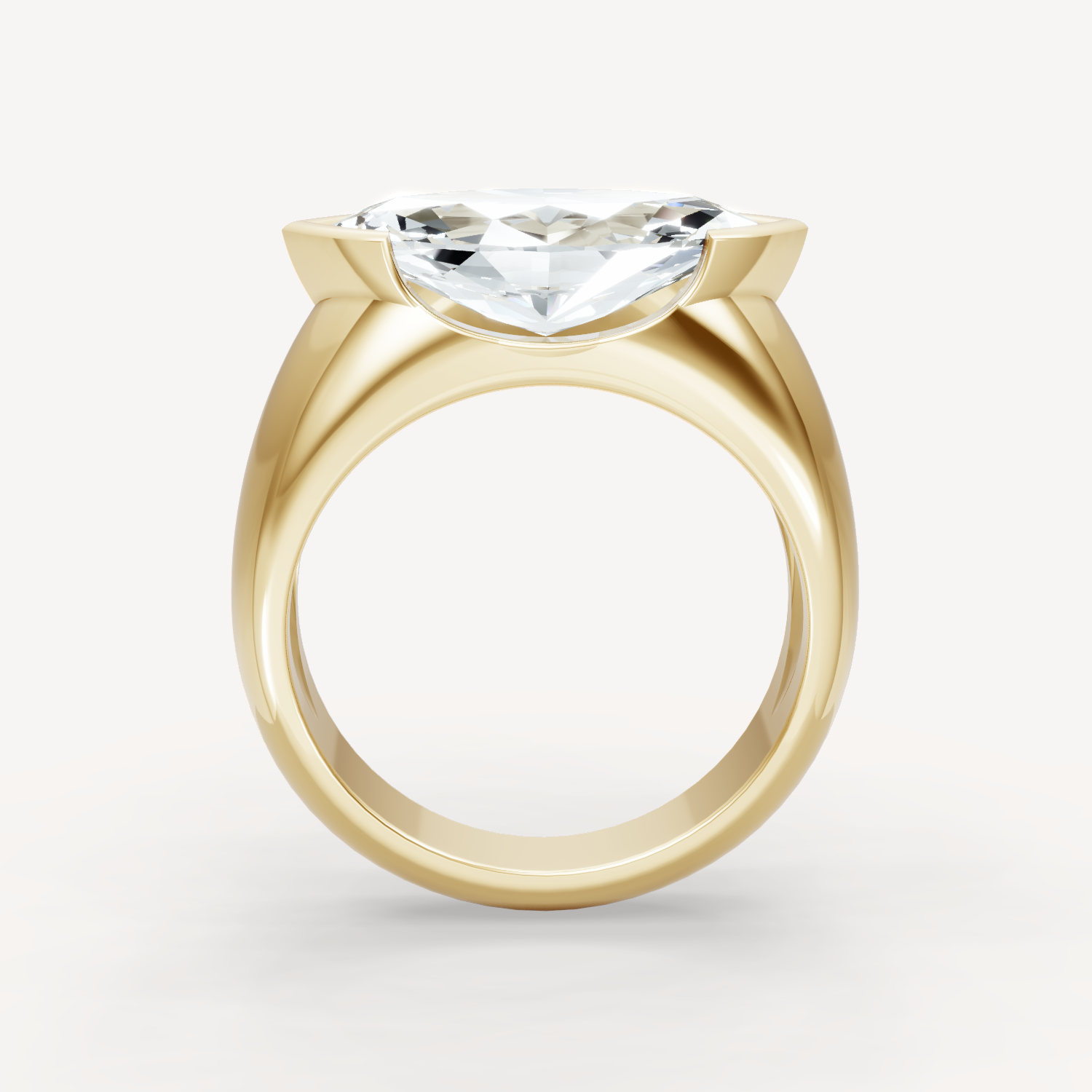 Royal Dome Ring - Marquise