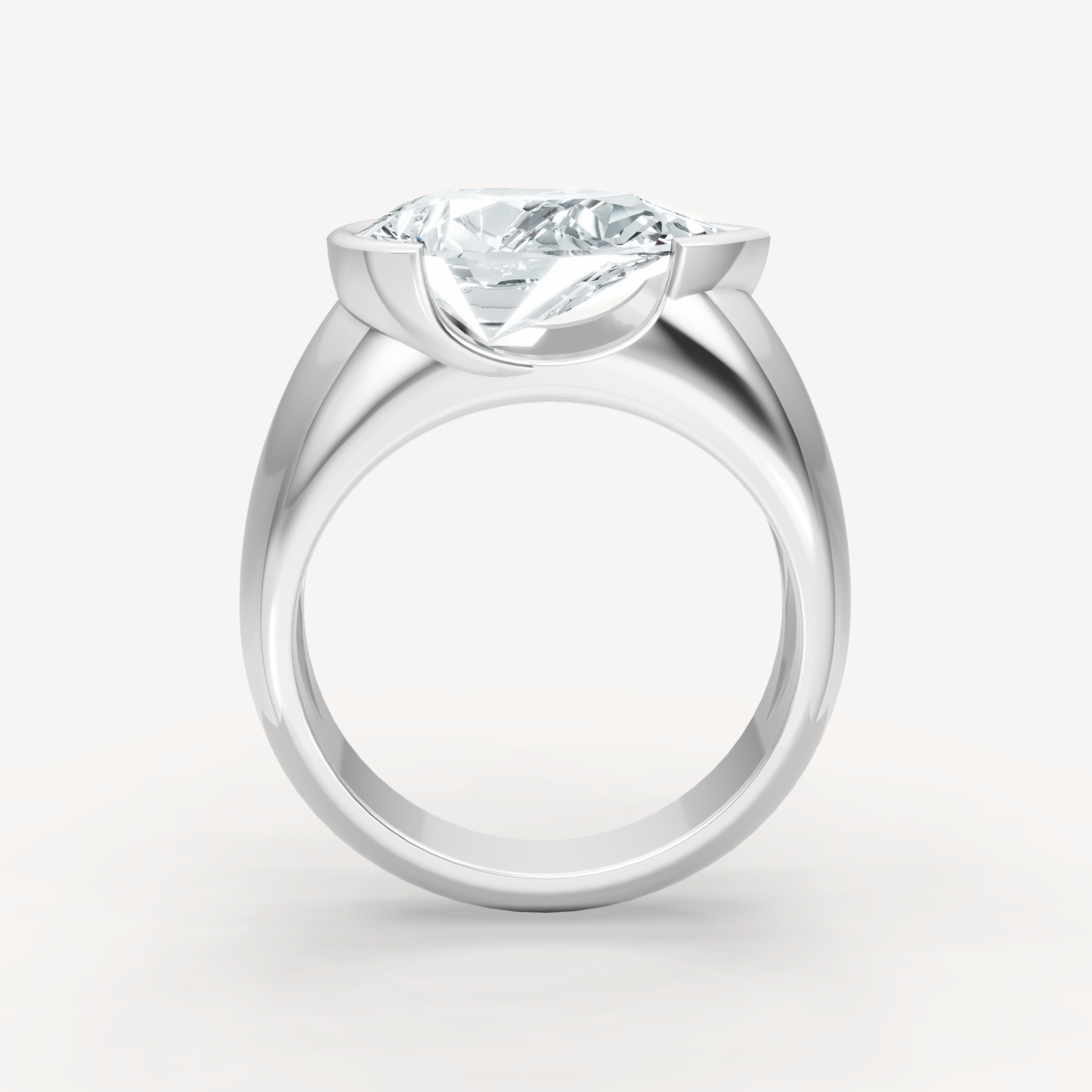 Royal Dome Ring - Pear