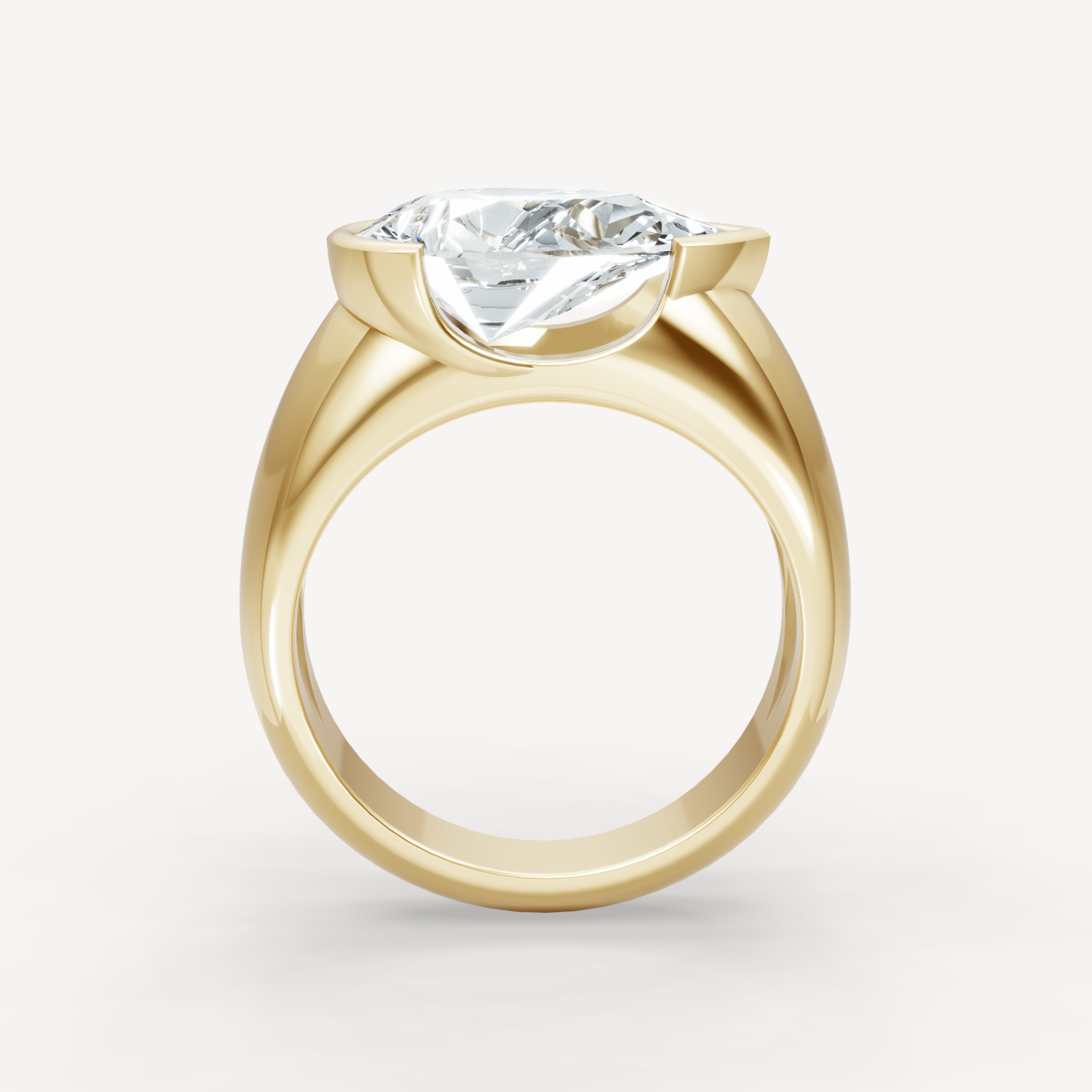 Royal Dome Ring - Pear