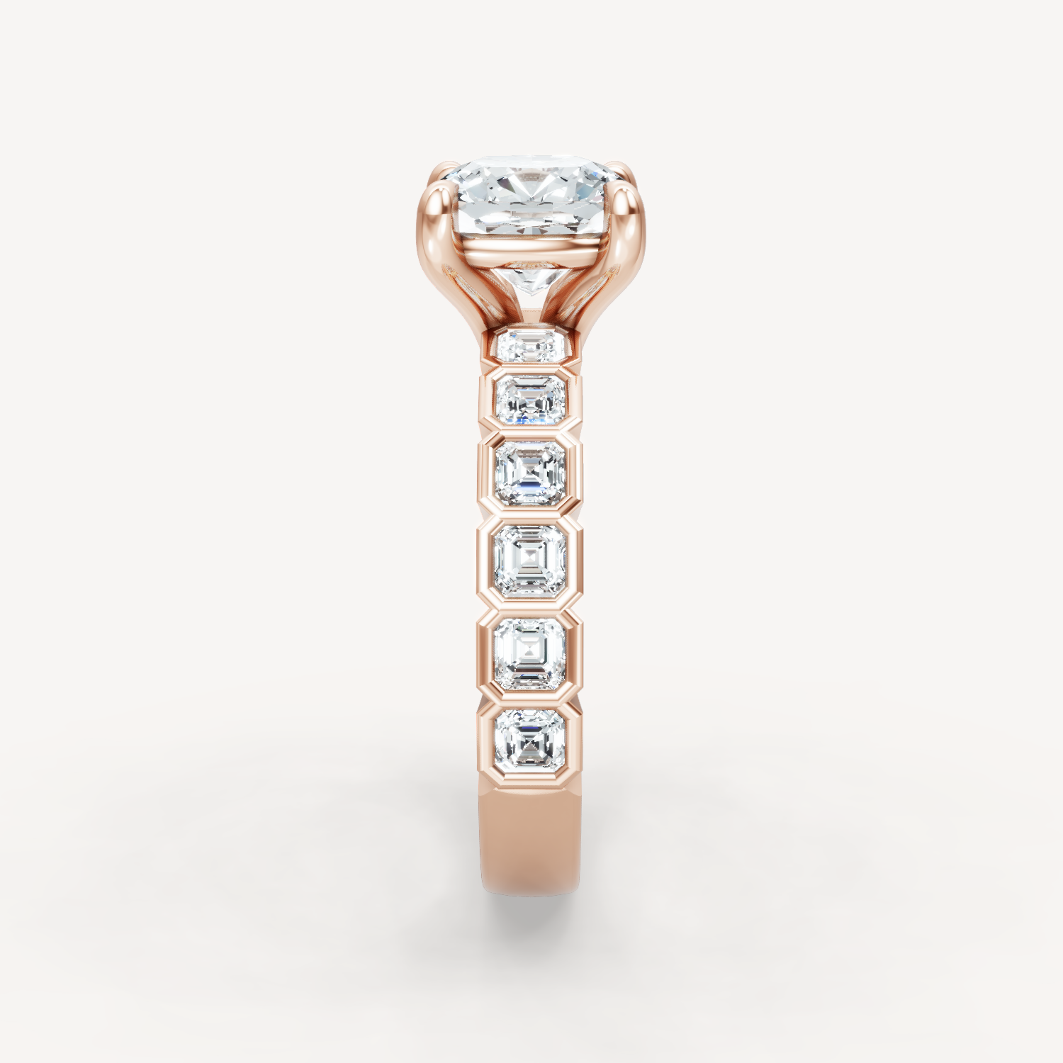 Asscher Bezel - Cushion